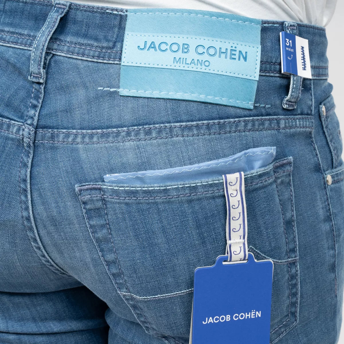 Jacob Cohen Jeans Middenblauw | Nick Slim