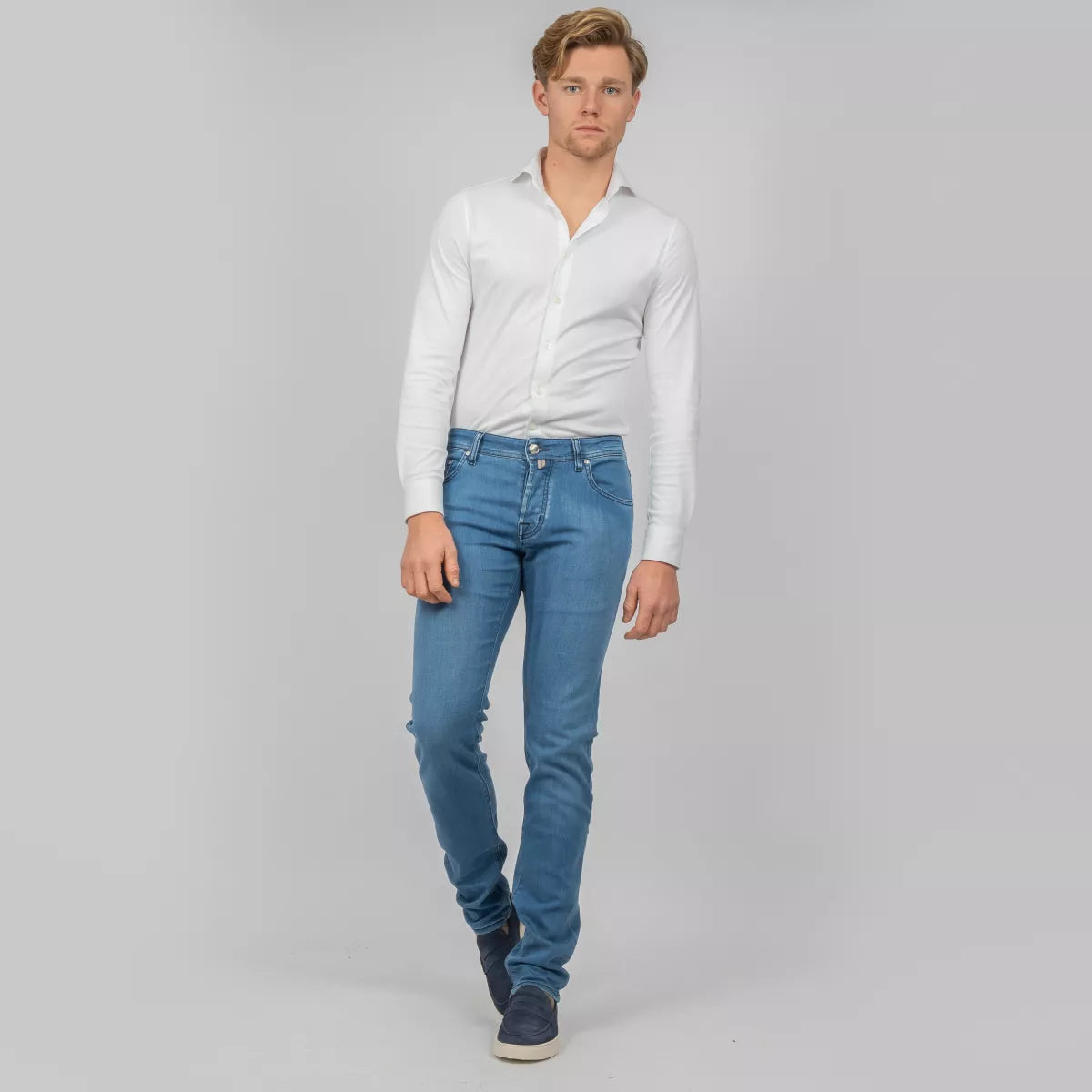 Jacob Cohen Jeans Middenblauw | Nick Slim