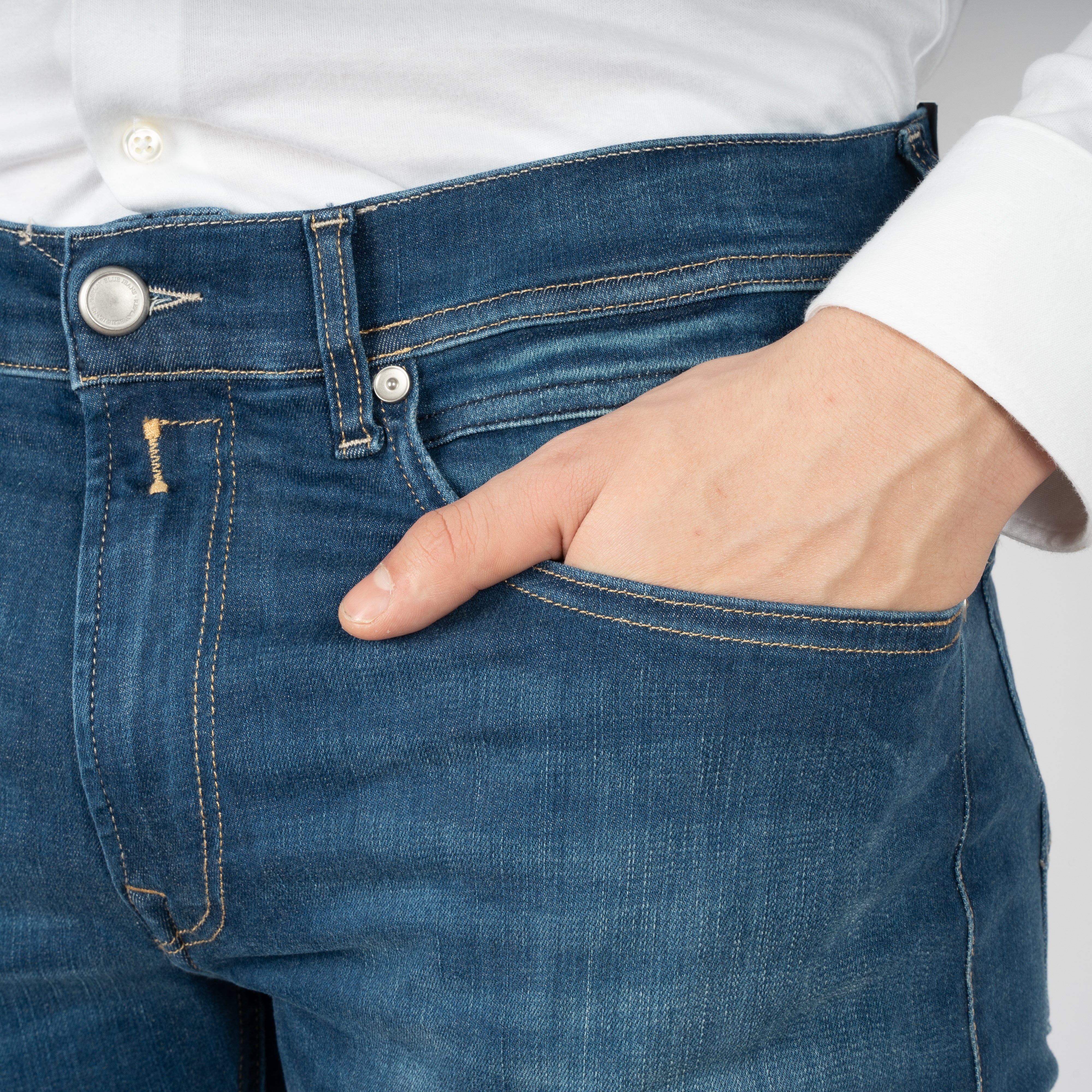 Replay Jeans Donkerblauw | Grover Straight Fit
