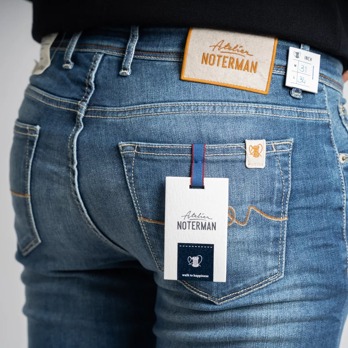 Atelier Noterman Jeans middenblauw