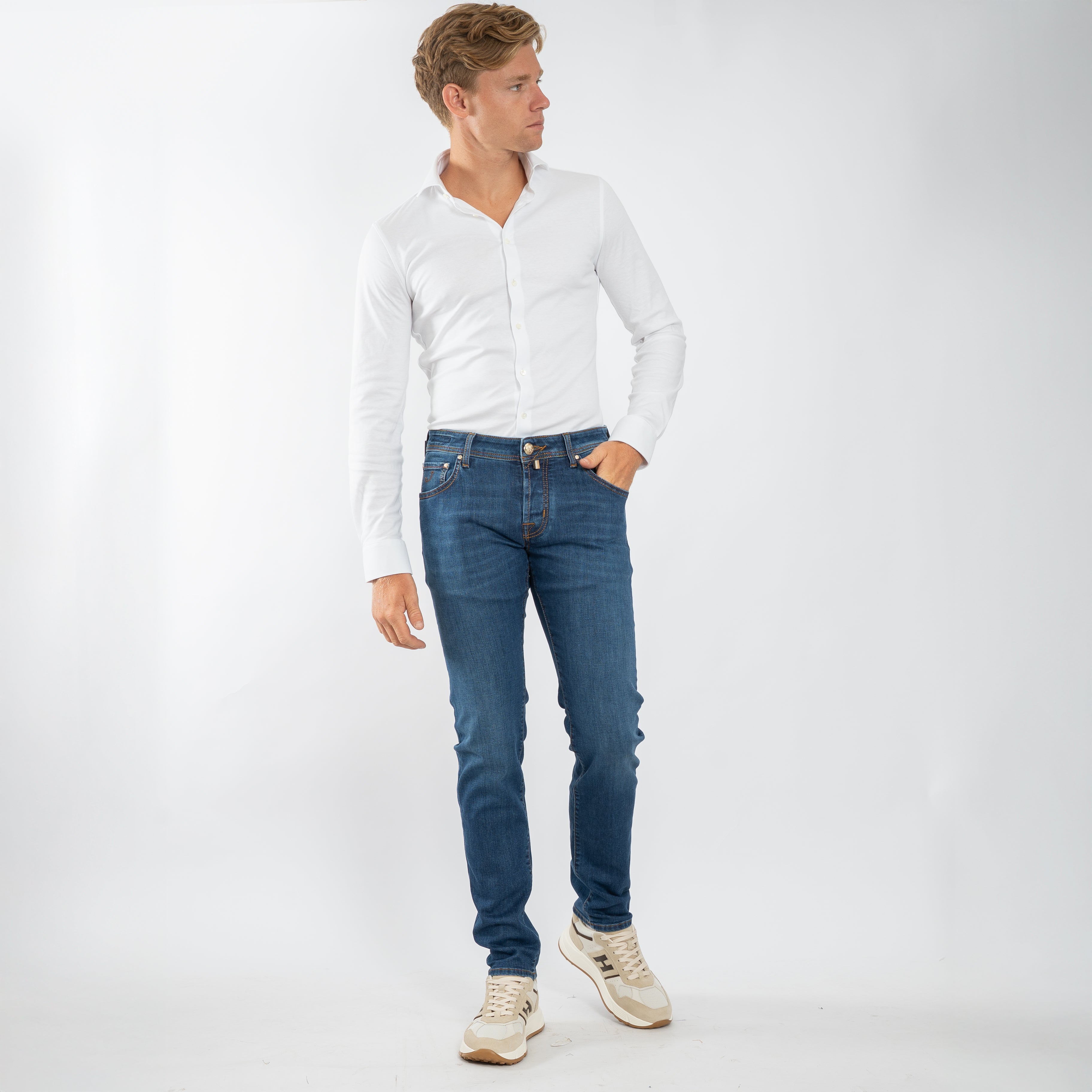 Jacob Cohen Jeans Donkerblauw | Nick Slim