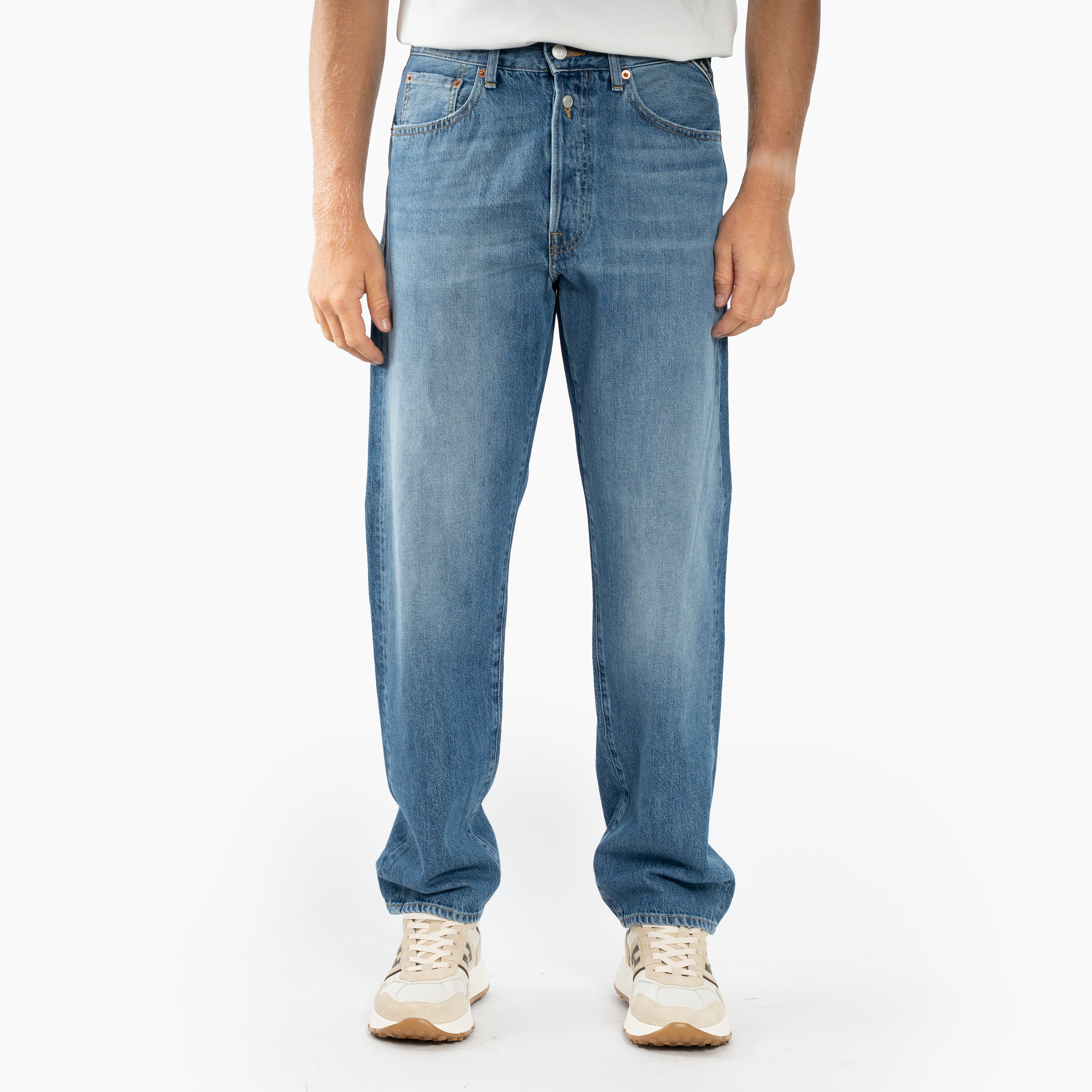 Replay Jeans Middenblauw | Straight Fit