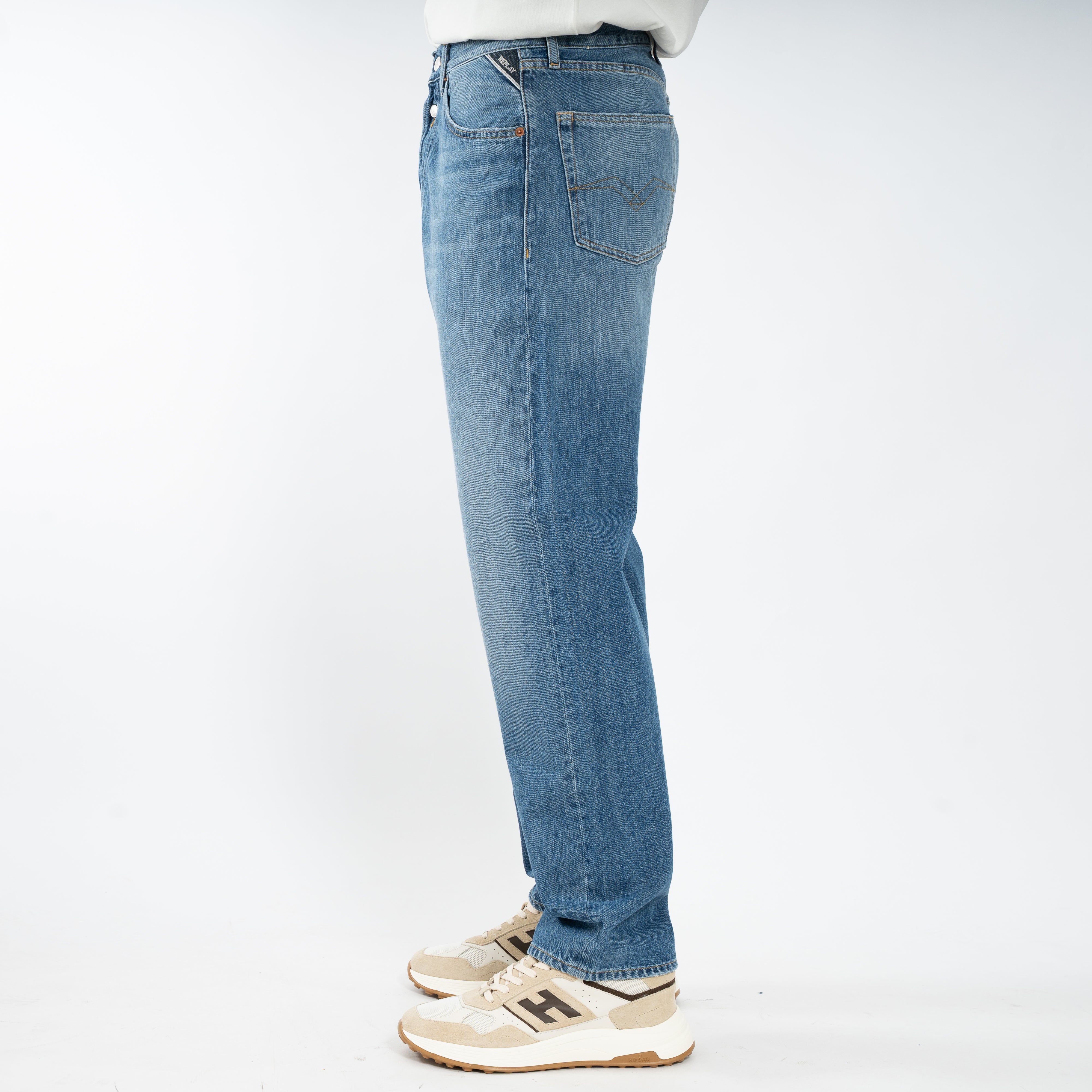 Replay Jeans Middenblauw | Straight Fit