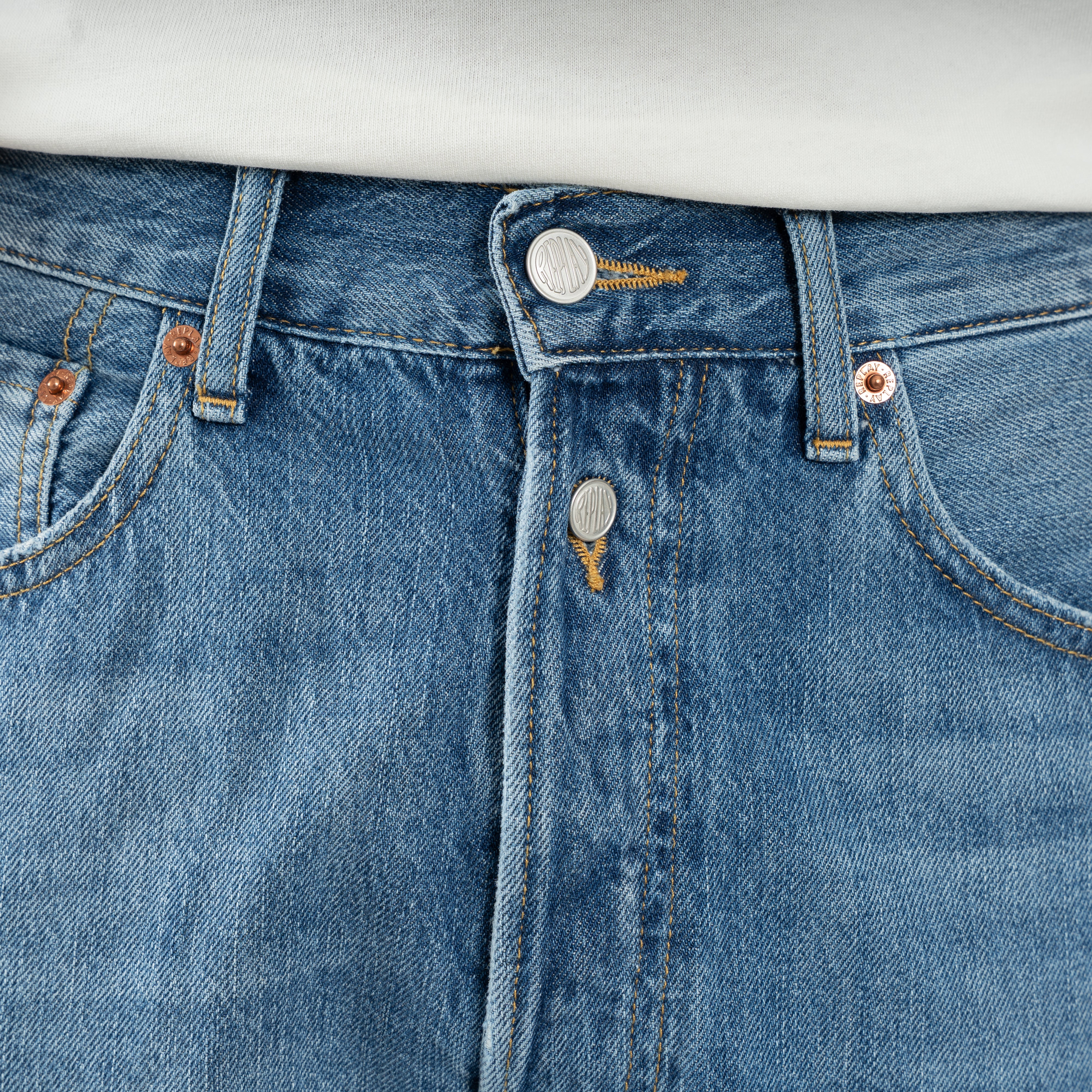 Replay Jeans Middenblauw | Straight Fit