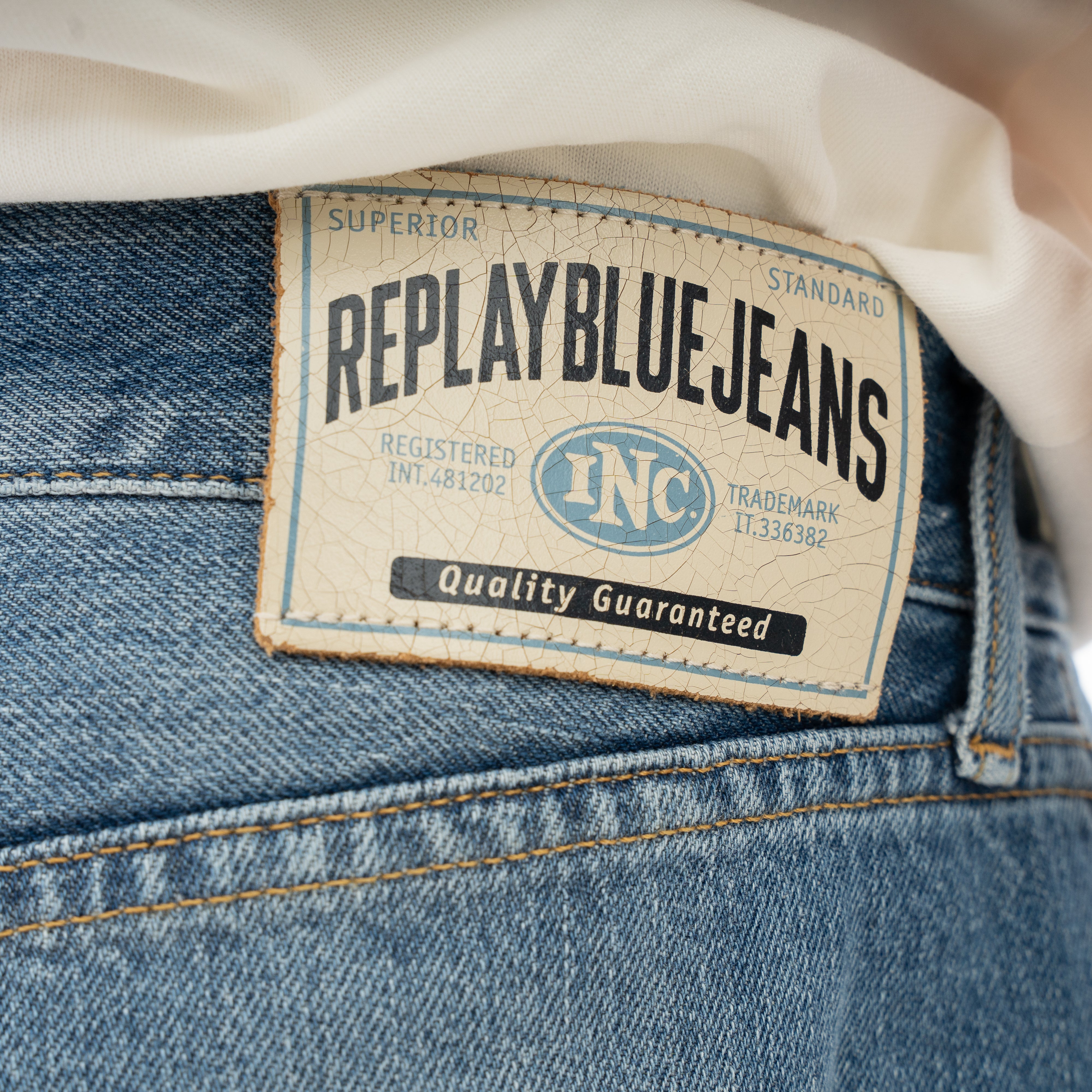 Replay Jeans Middenblauw | Straight Fit