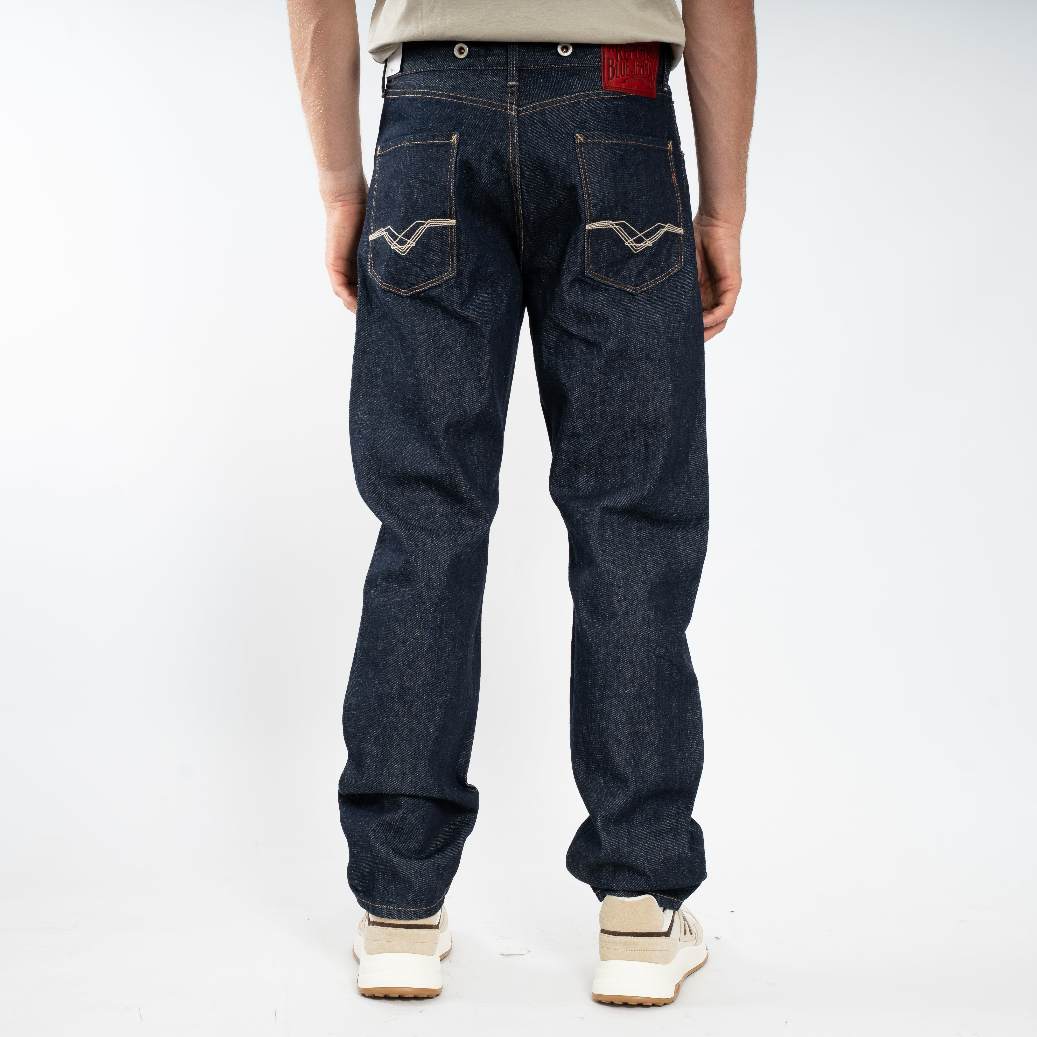 Replay Jeans Donkerblauw | Luiys Tapered Fit