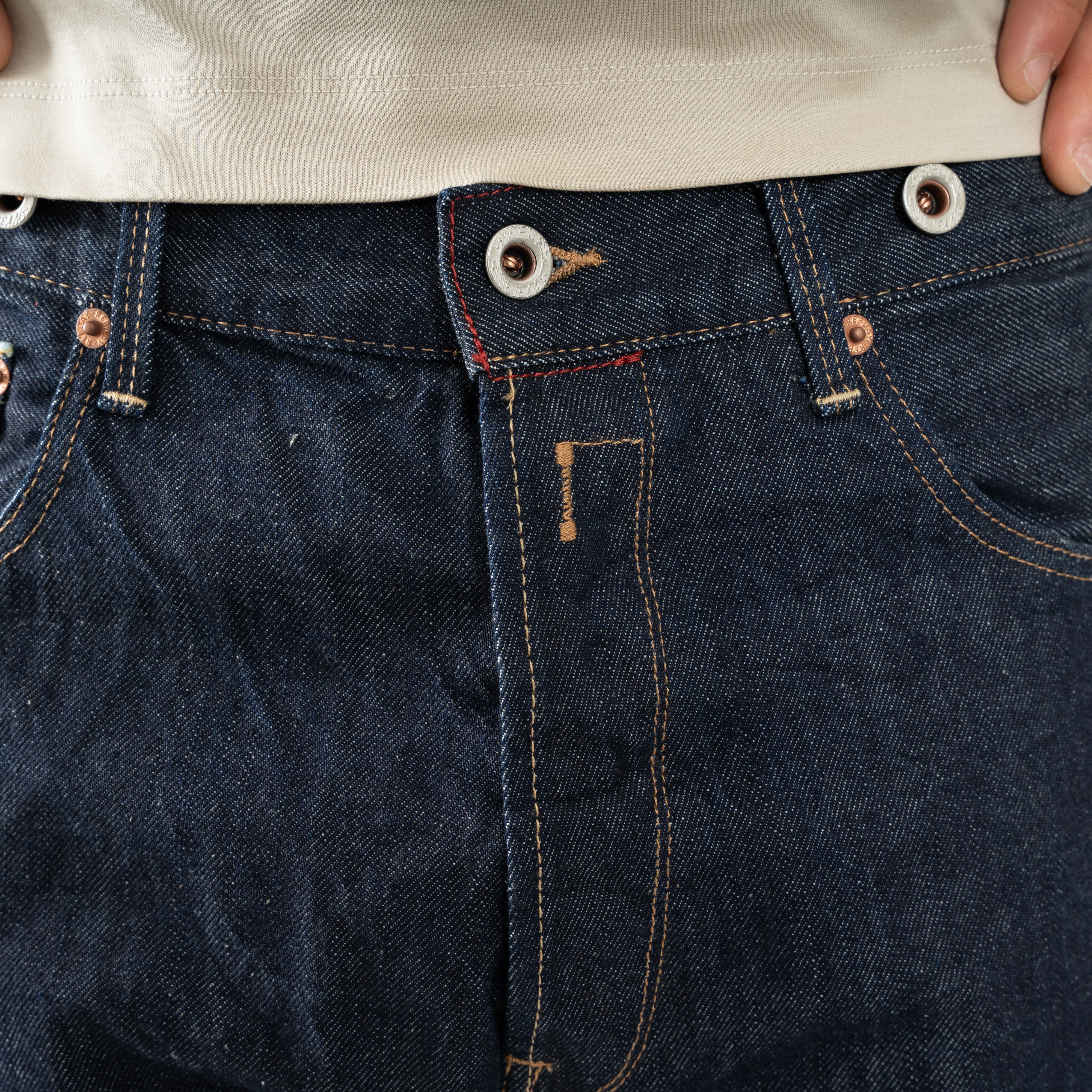 Replay Jeans Donkerblauw | Luiys Tapered Fit