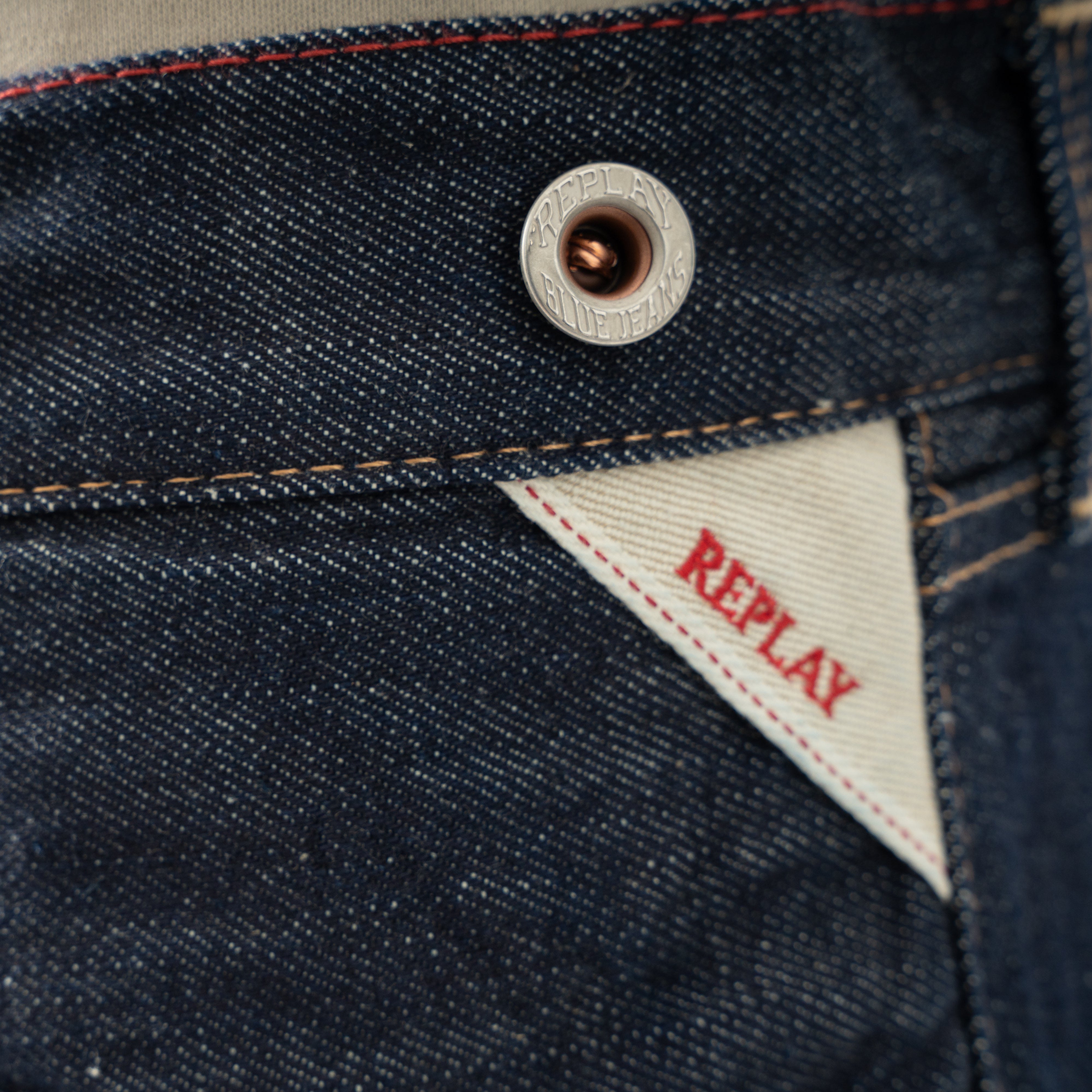 Replay Jeans Donkerblauw | Luiys Tapered Fit