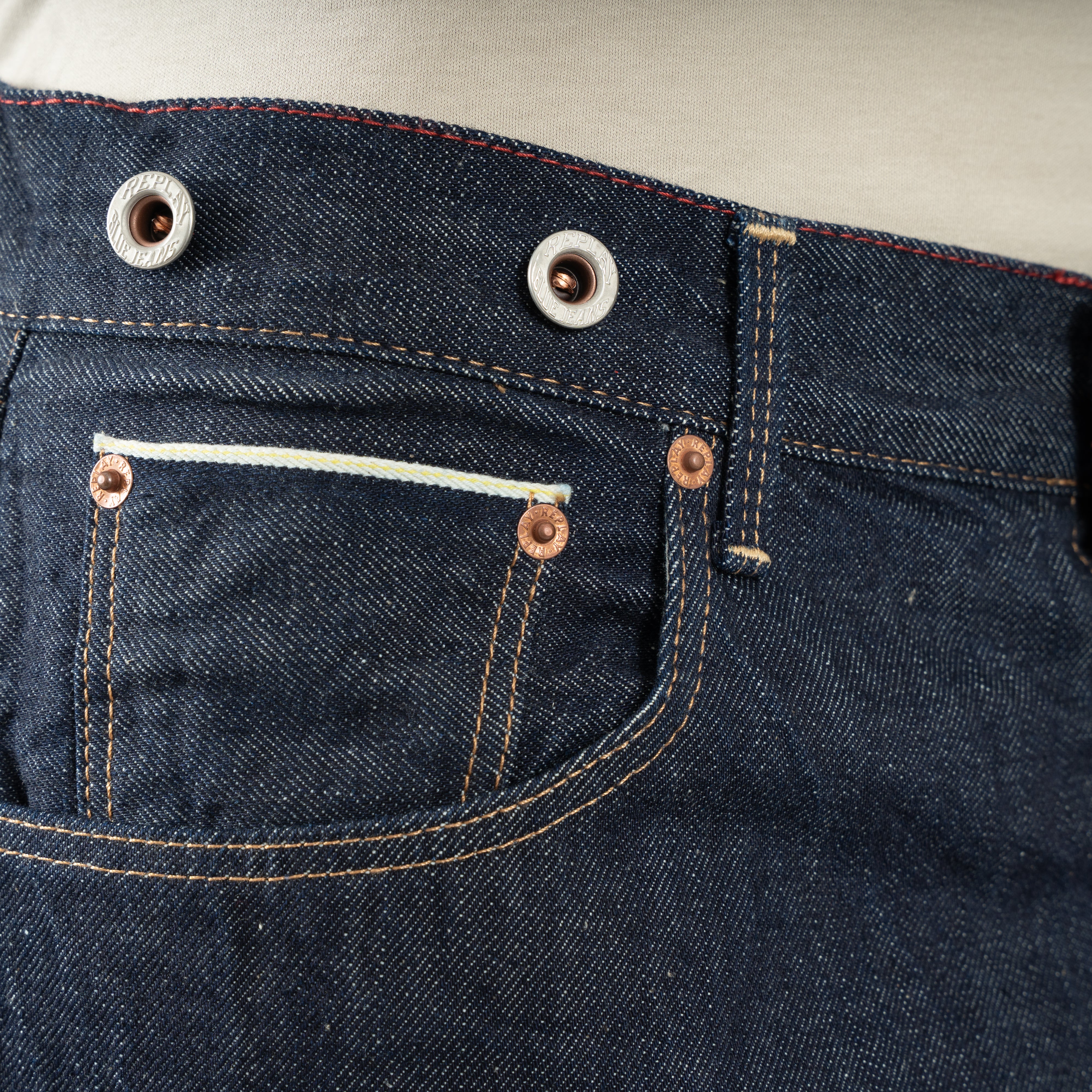 Replay Jeans Donkerblauw | Luiys Tapered Fit