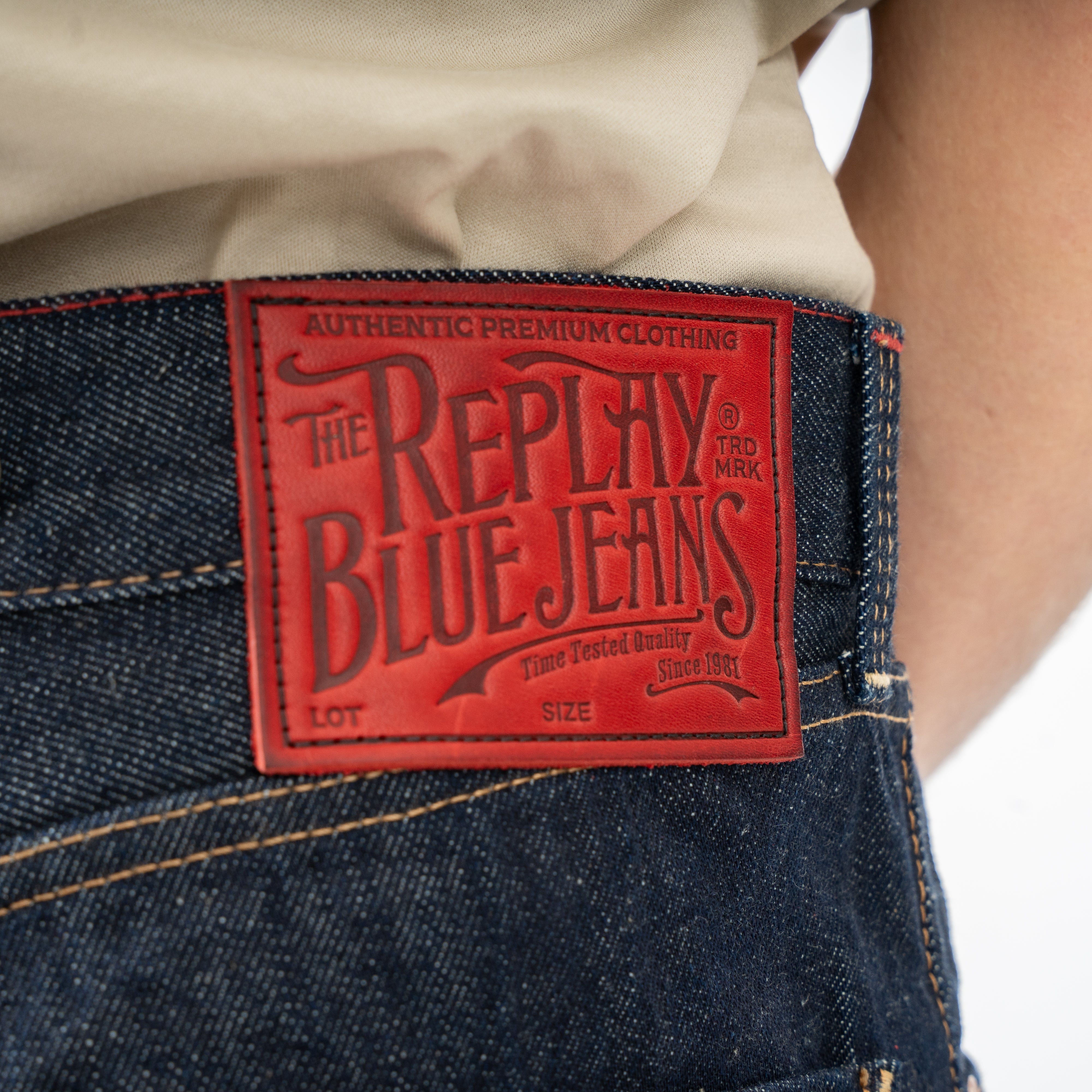 Replay Jeans Donkerblauw | Luiys Tapered Fit