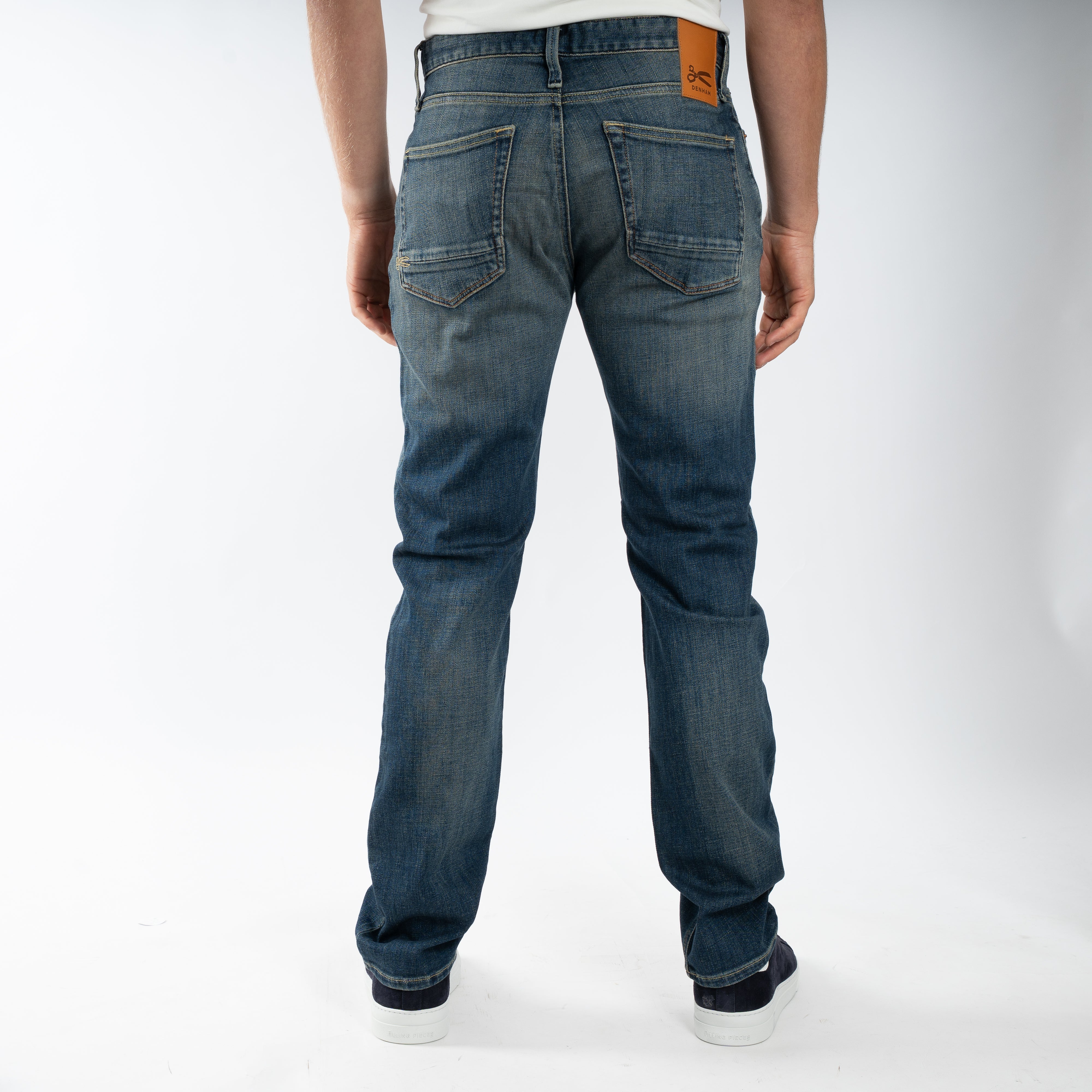 Denham Jeans Donkerblauw | Ridge Straight Fit