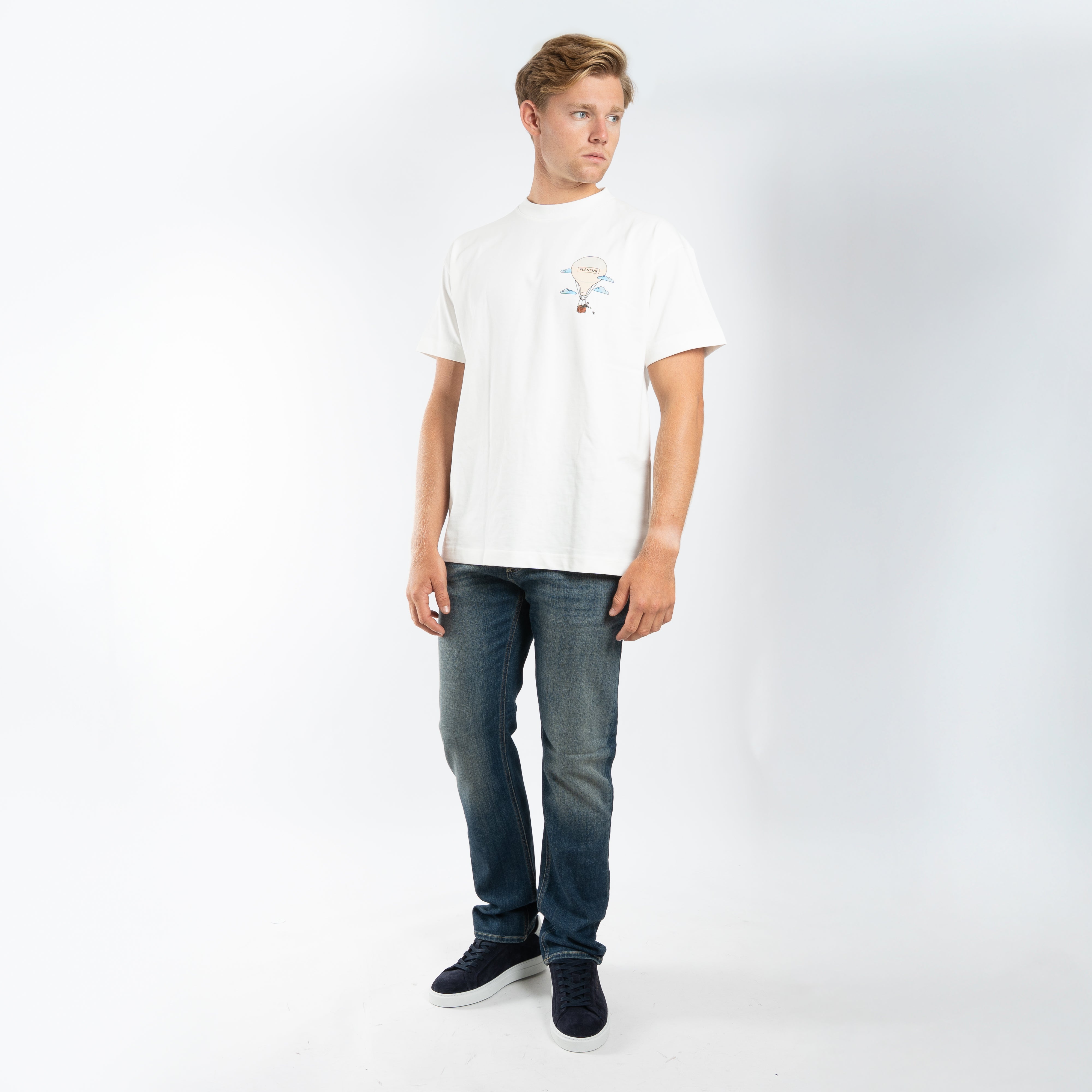 Denham Jeans Donkerblauw | Ridge Straight Fit
