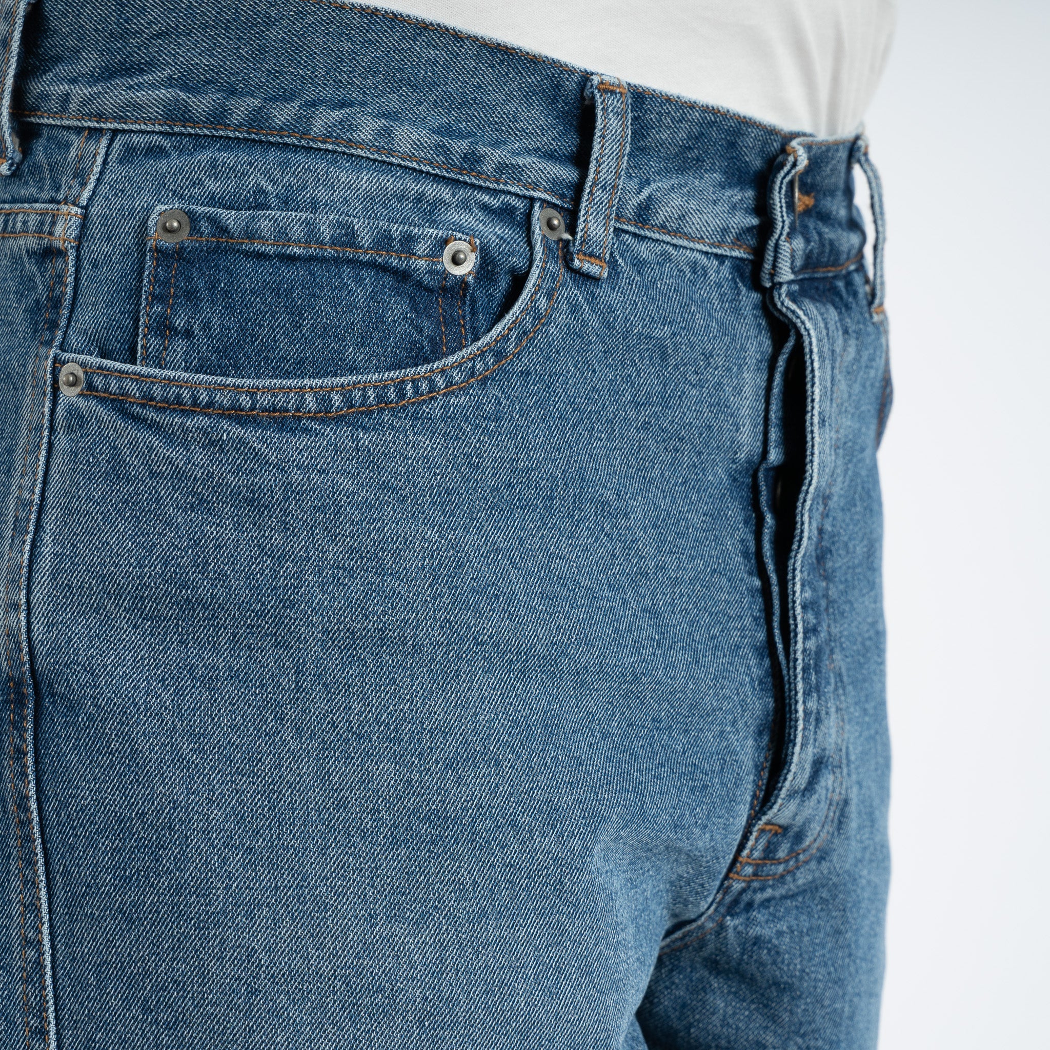 Olaf Jeans Blauw | Relaxed Denim Pant