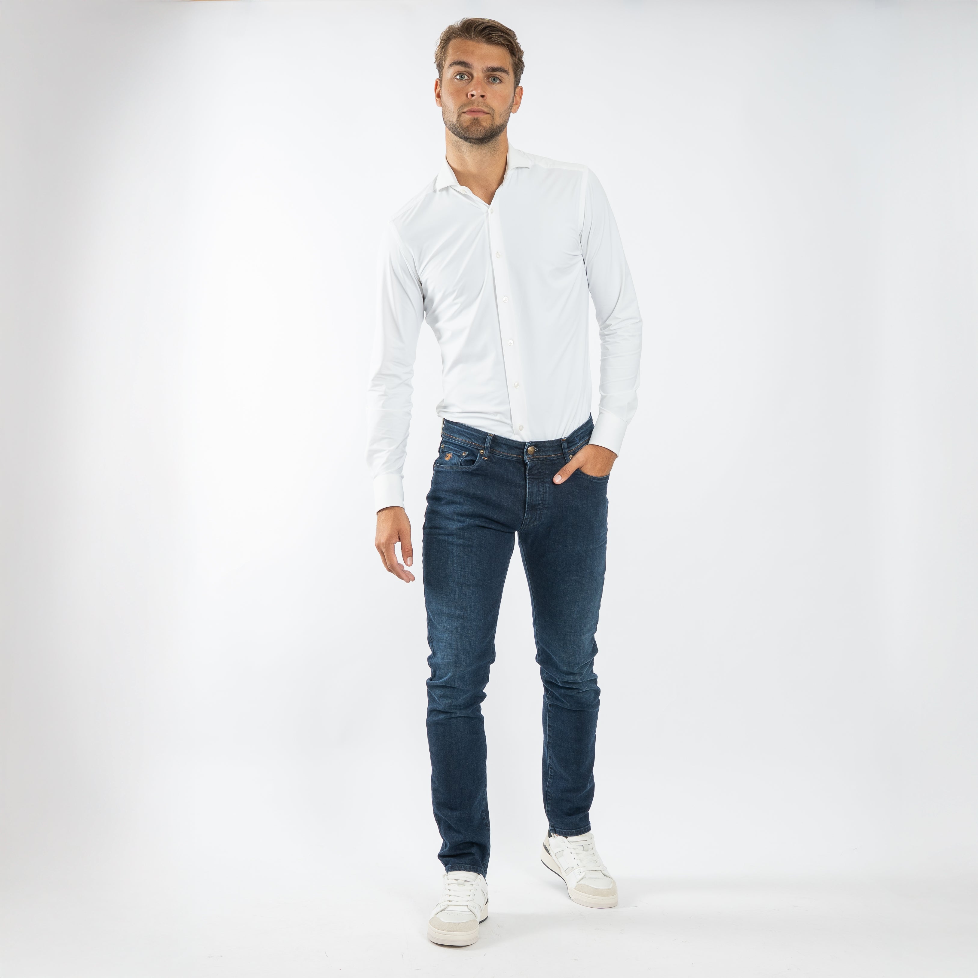 Atelier Noterman Jeans Donkerblauw | Slim Fit