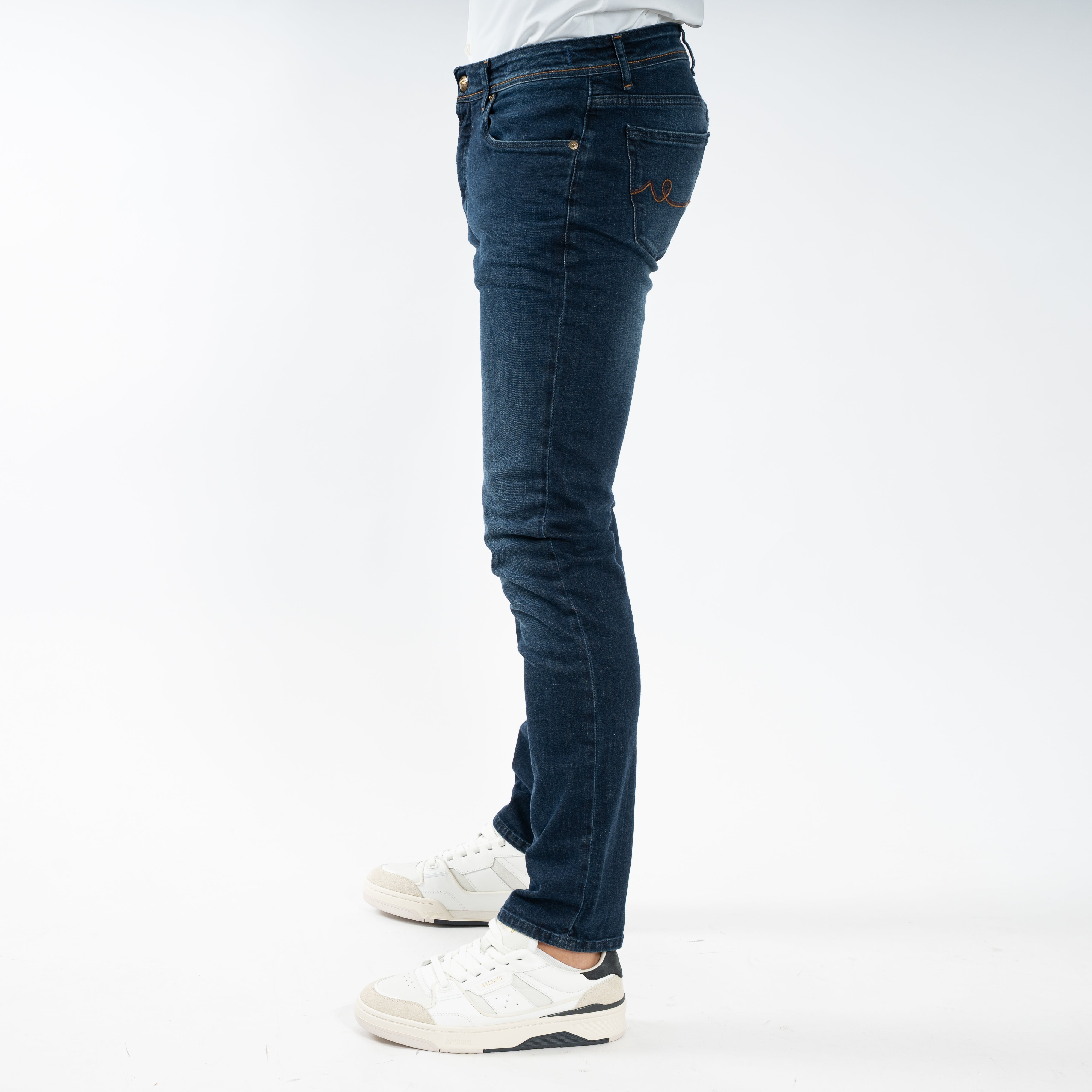 Atelier Noterman Jeans Donkerblauw | Slim Fit