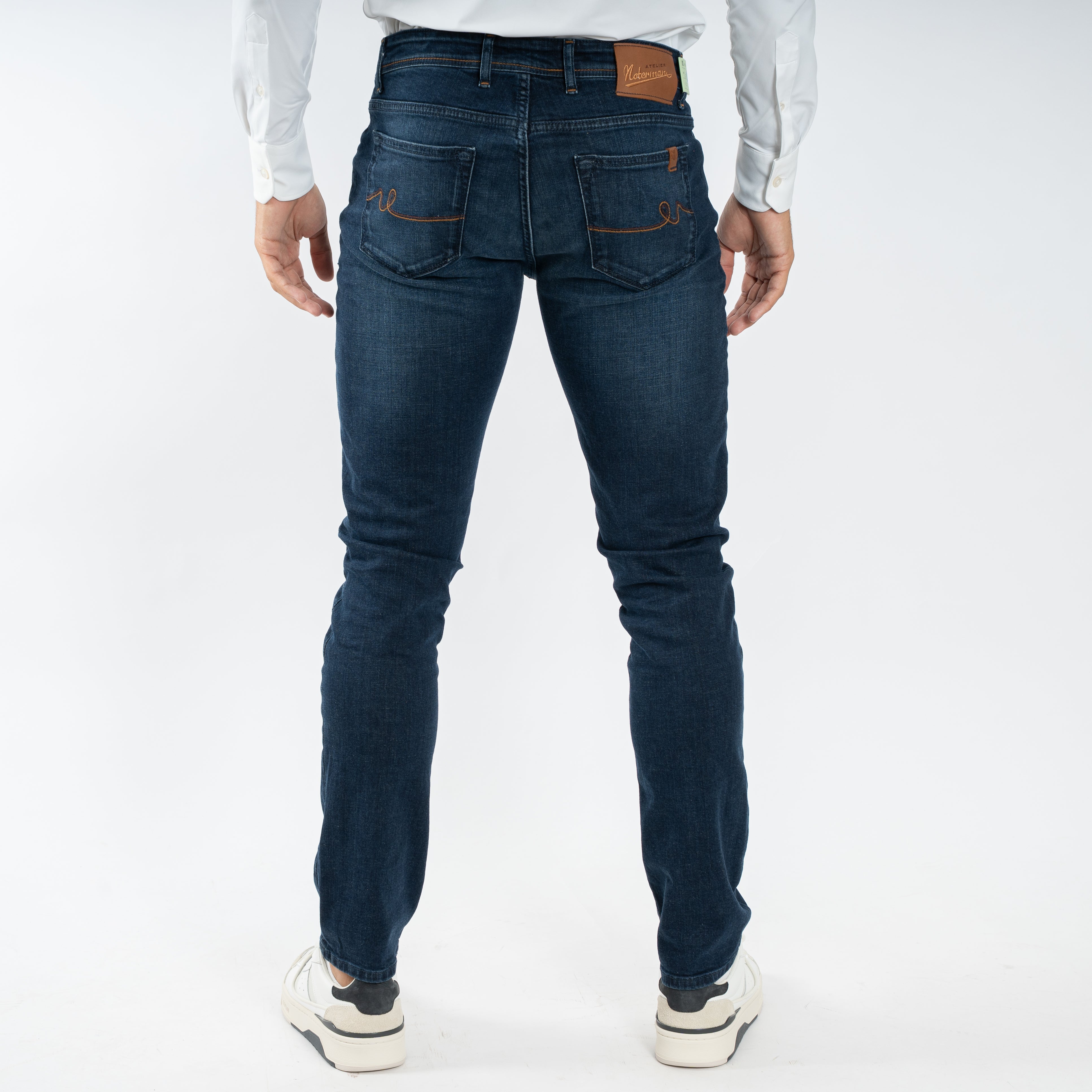 Atelier Noterman Jeans Donkerblauw | Slim Fit