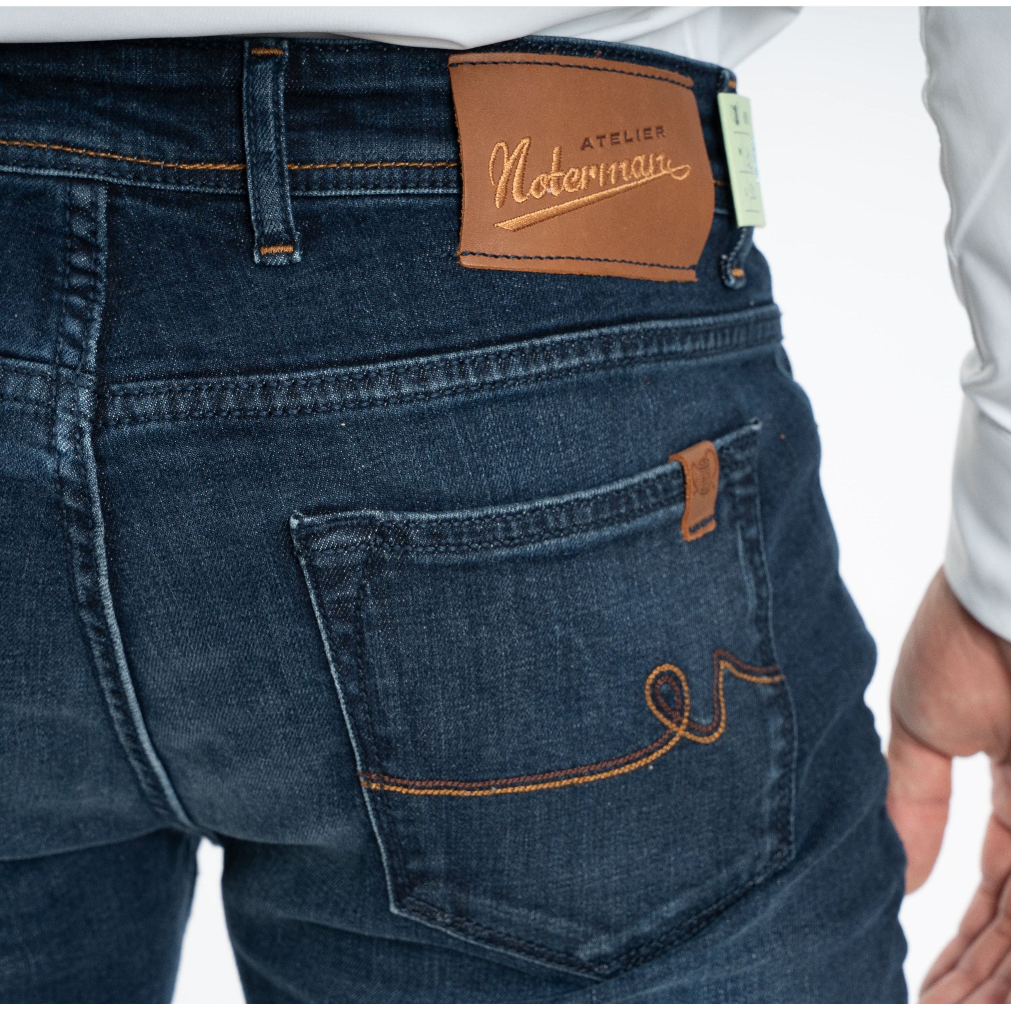Atelier Noterman Jeans Donkerblauw | Slim Fit