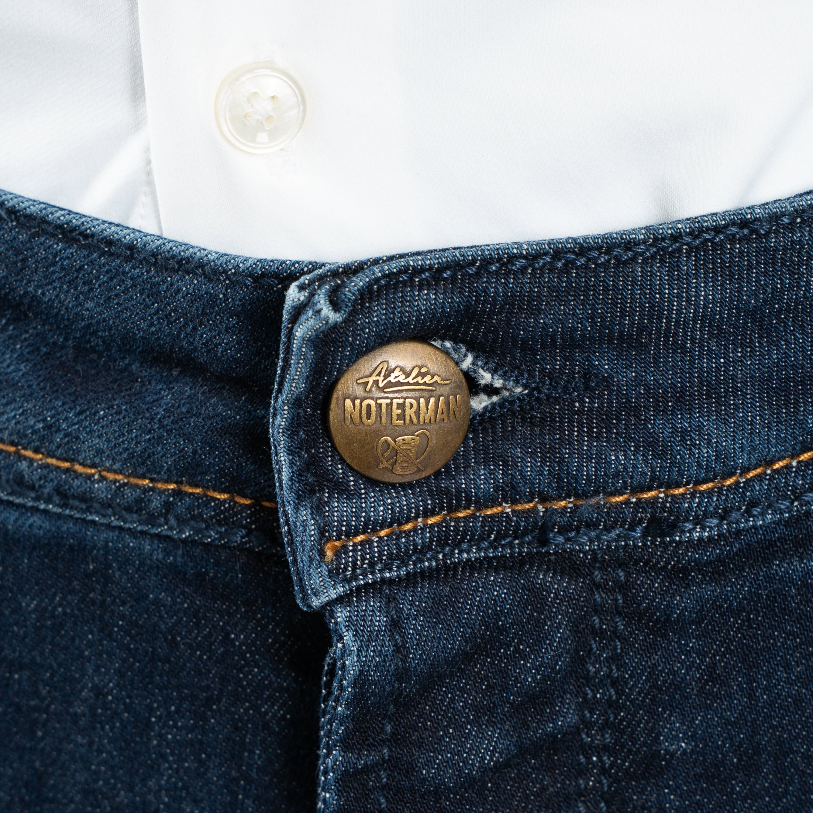 Atelier Noterman Jeans Donkerblauw | Slim Fit