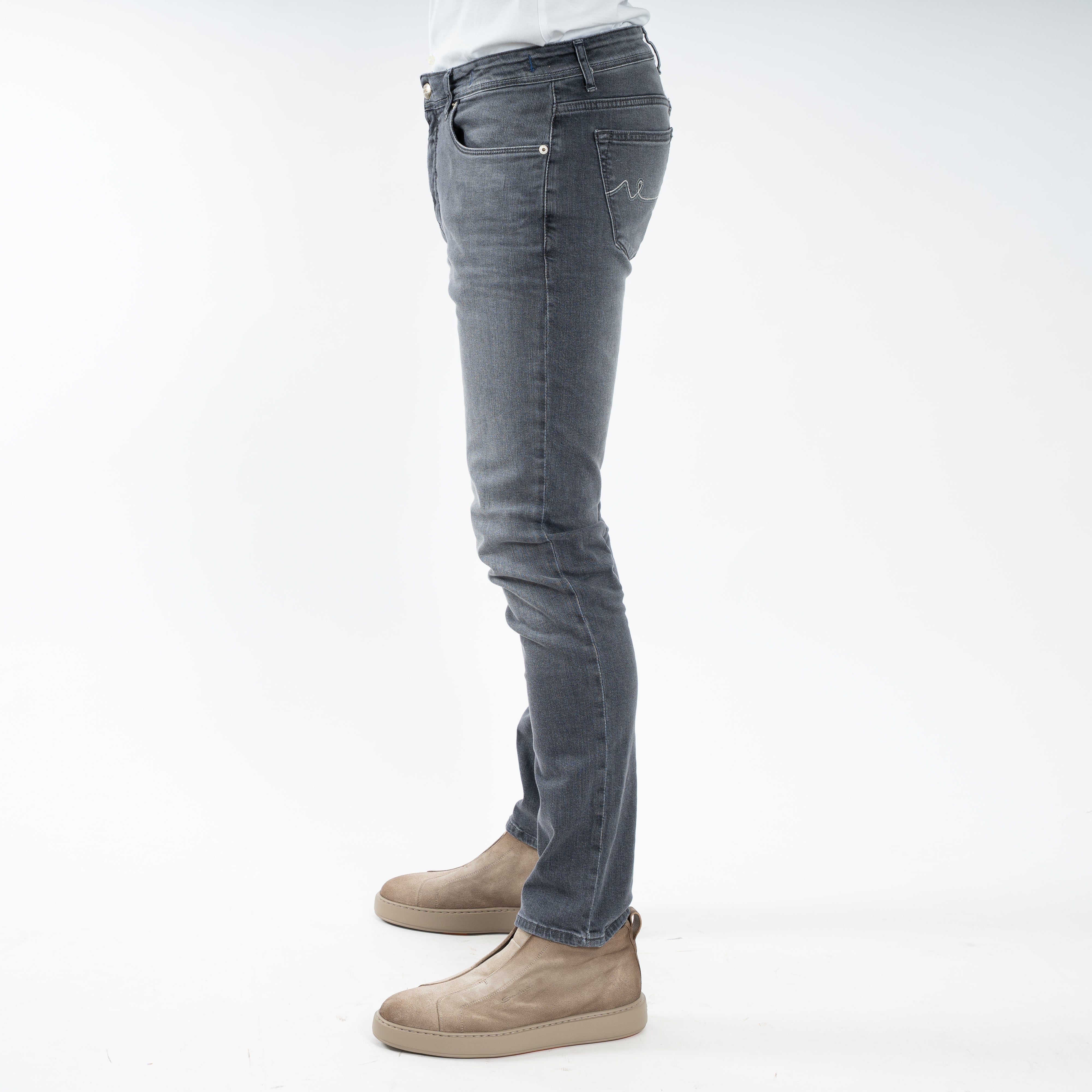 Atelier Noterman Jeans Grijs | Slim Fit