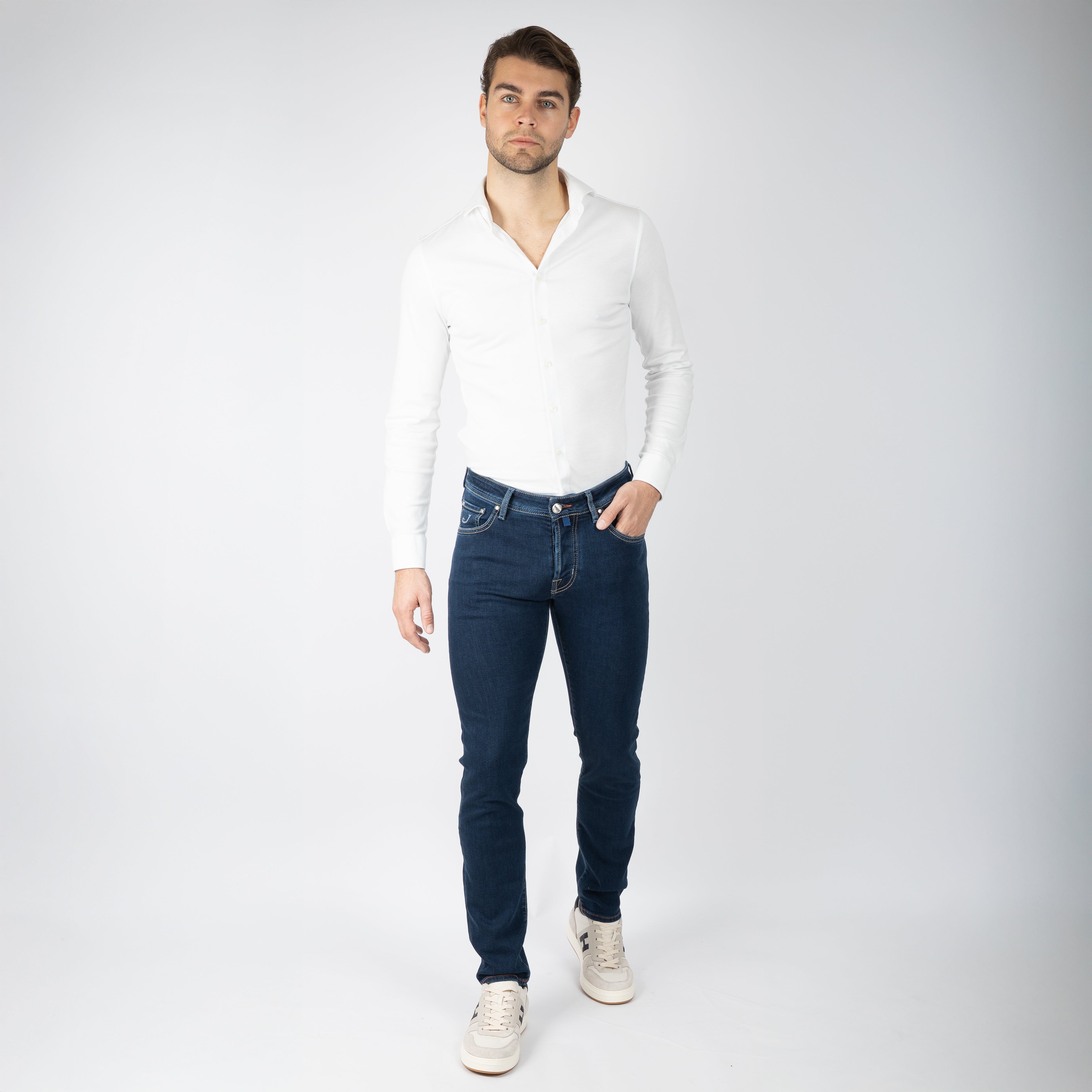 Jacob Cohen Jeans Donkerblauw | Nick Slim