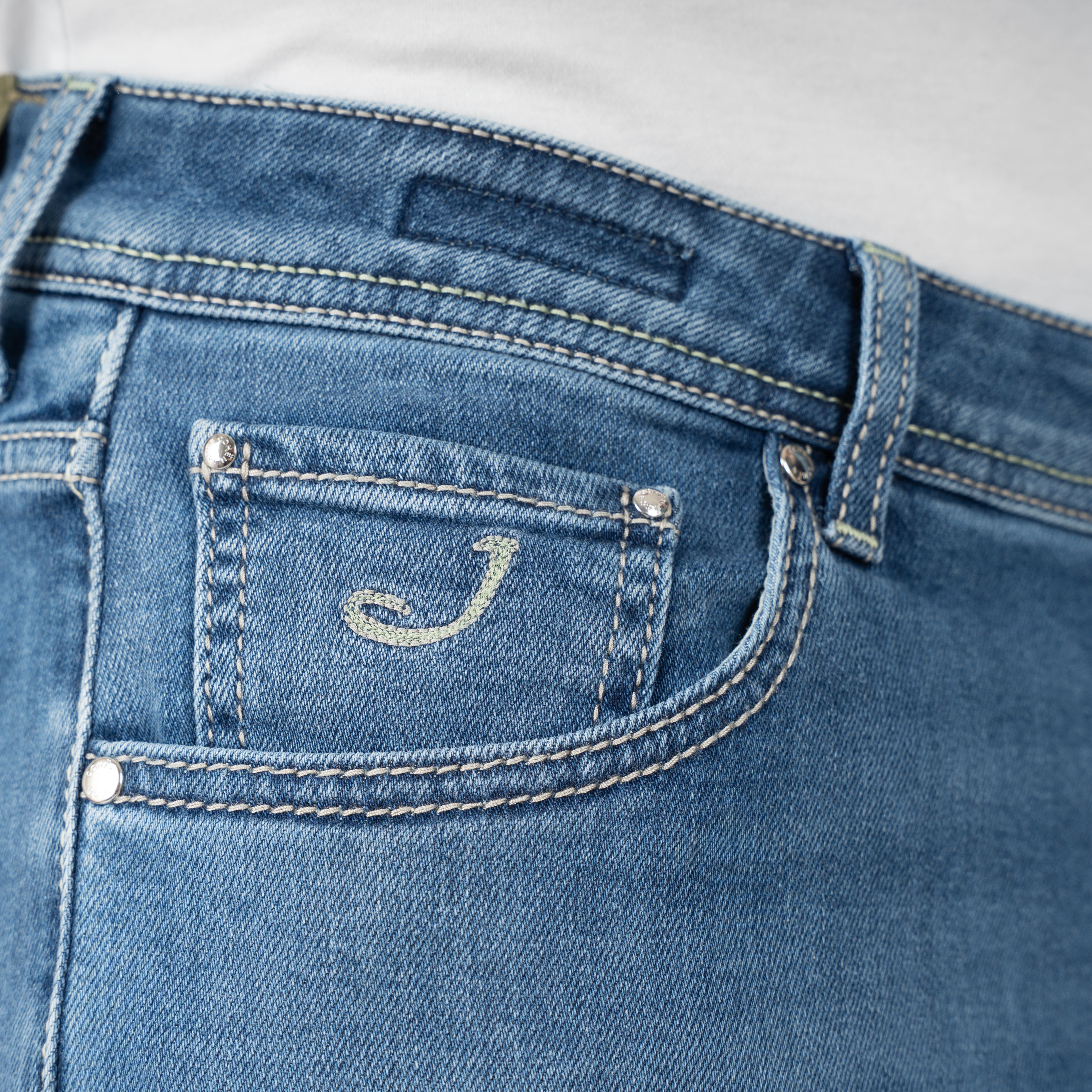 Jacob Cohen Jeans Middenblauw | Nick Slim
