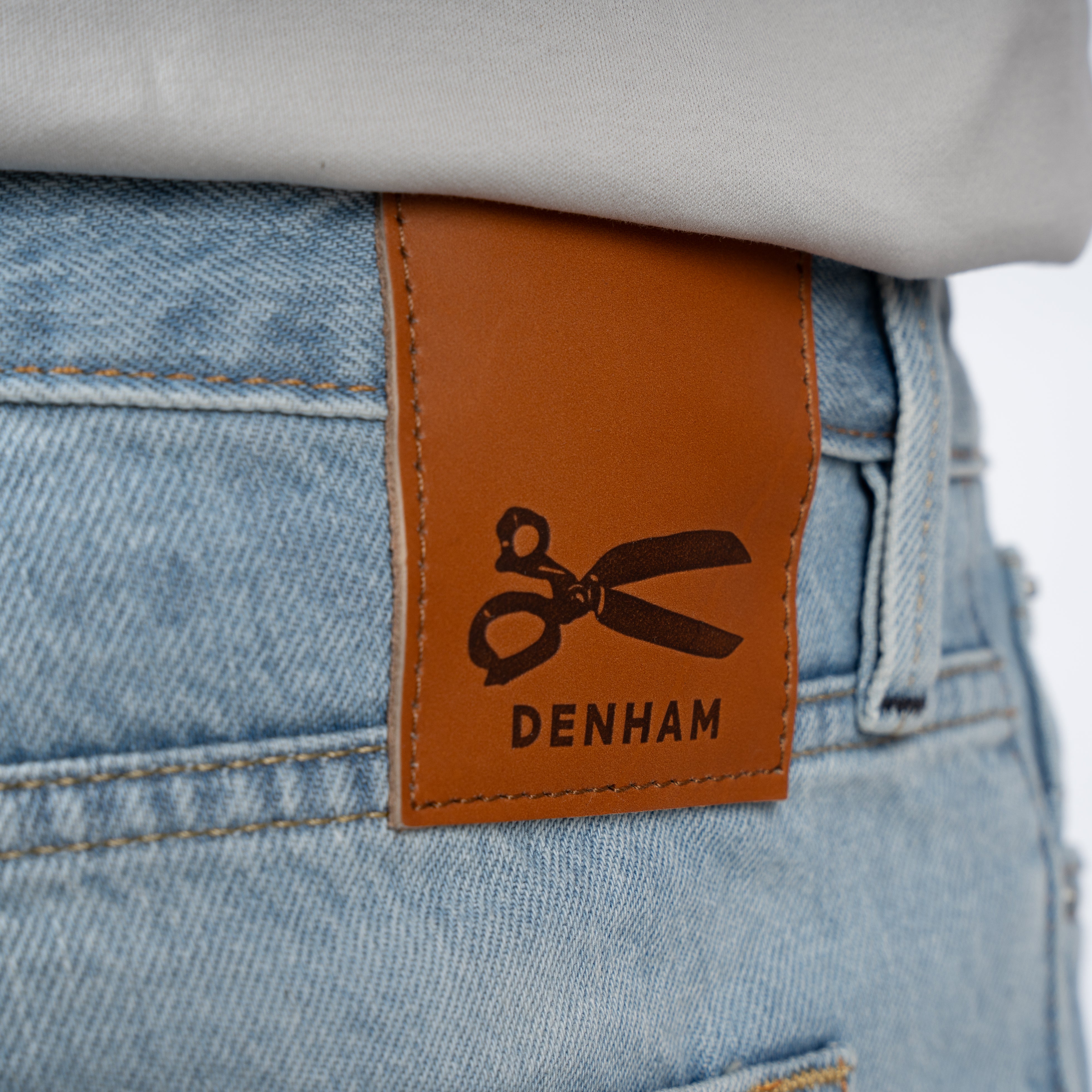 Denham Jeans Lichtblauw | Ridge Straight Fit