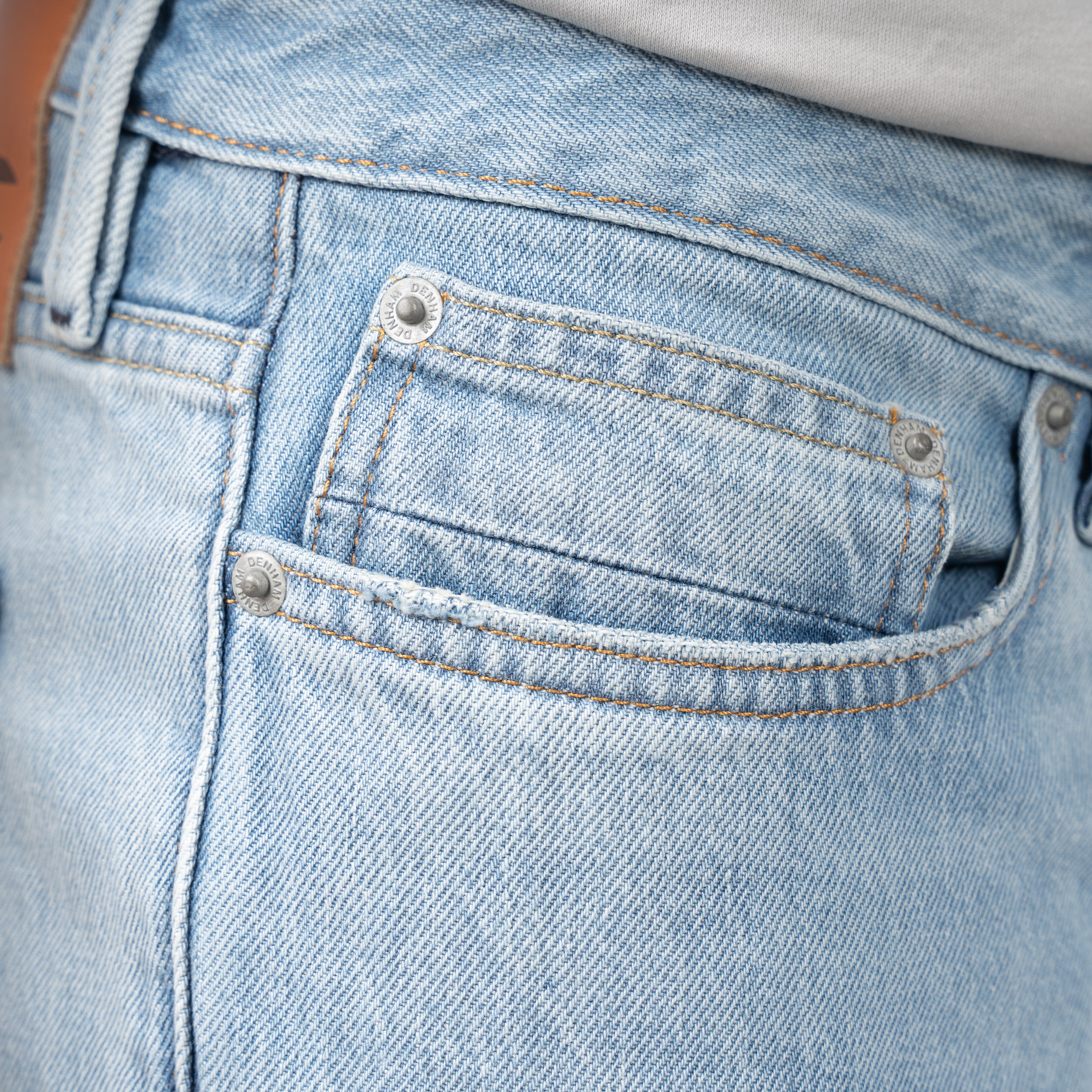 Denham Jeans Lichtblauw | Ridge Straight Fit