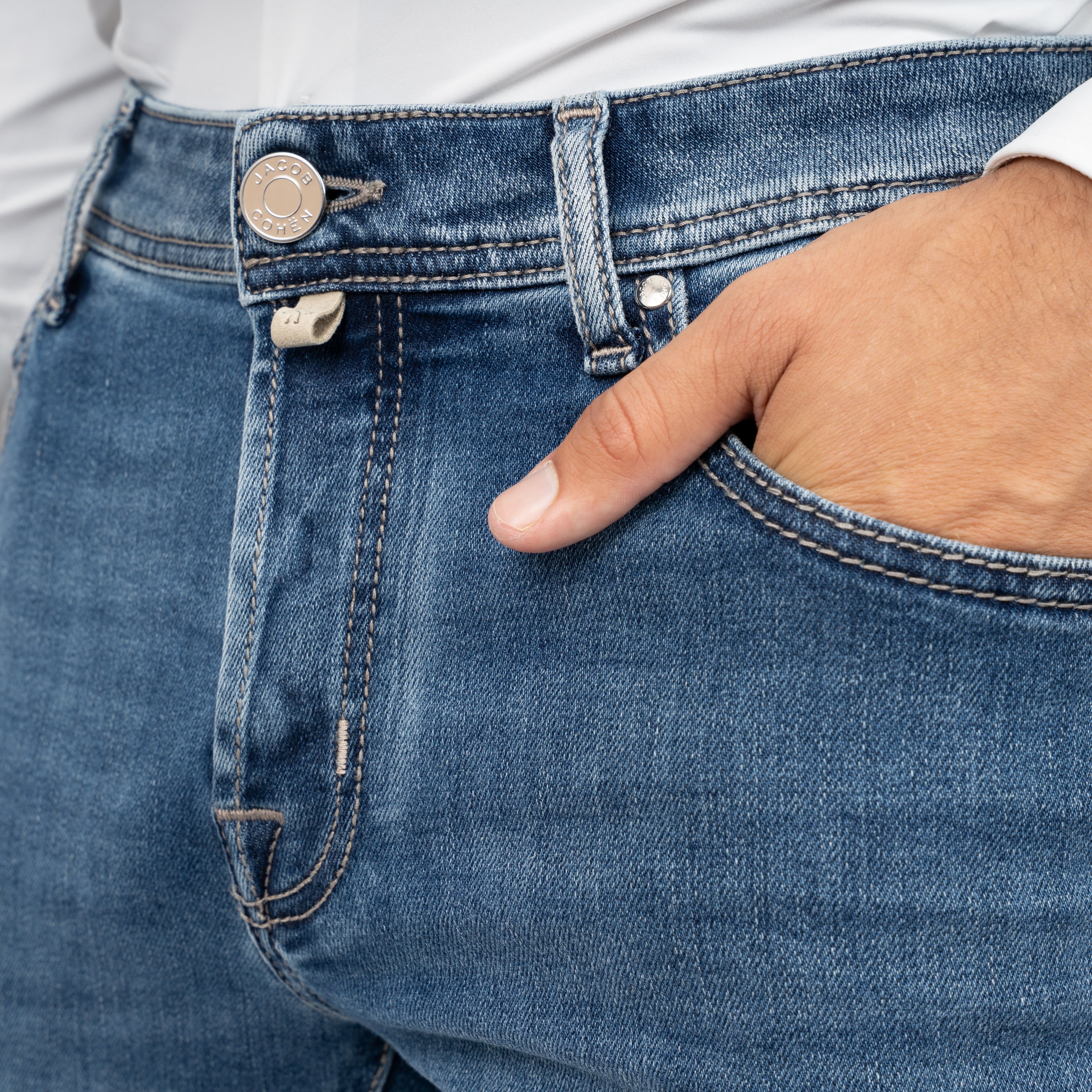Jacob Cohen Jeans Middenblauw | Nick