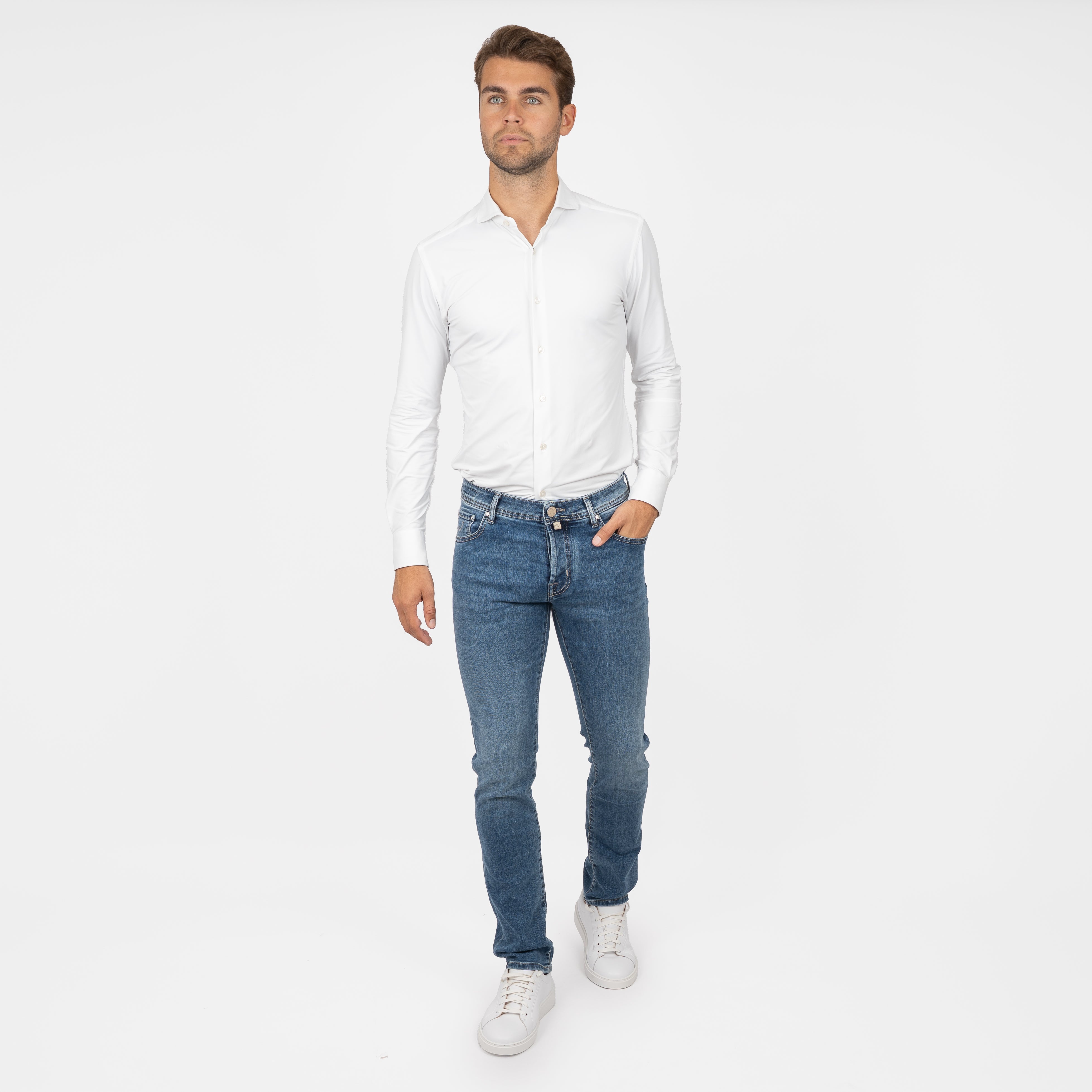 Jacob Cohen Jeans Middenblauw | Nick