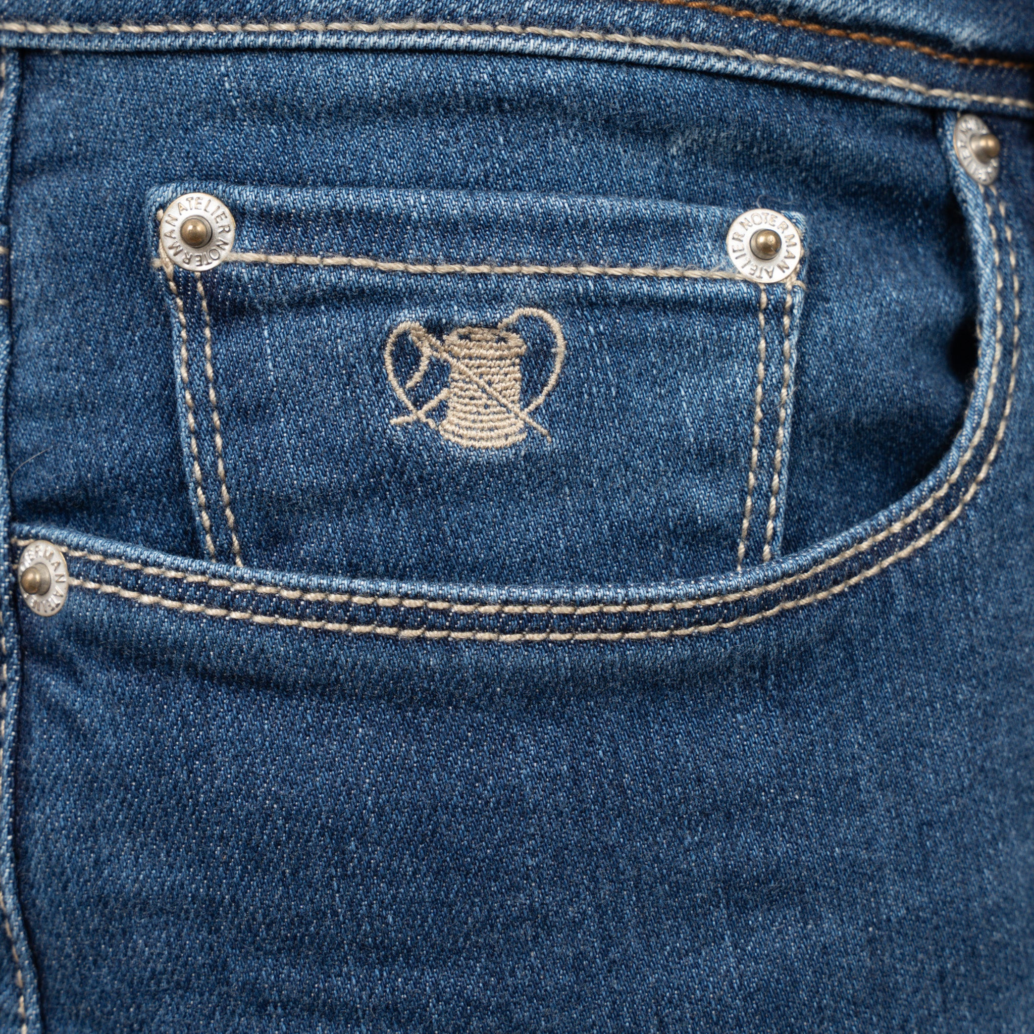 Atelier Noterman Jeans Blauw | Regular Fit