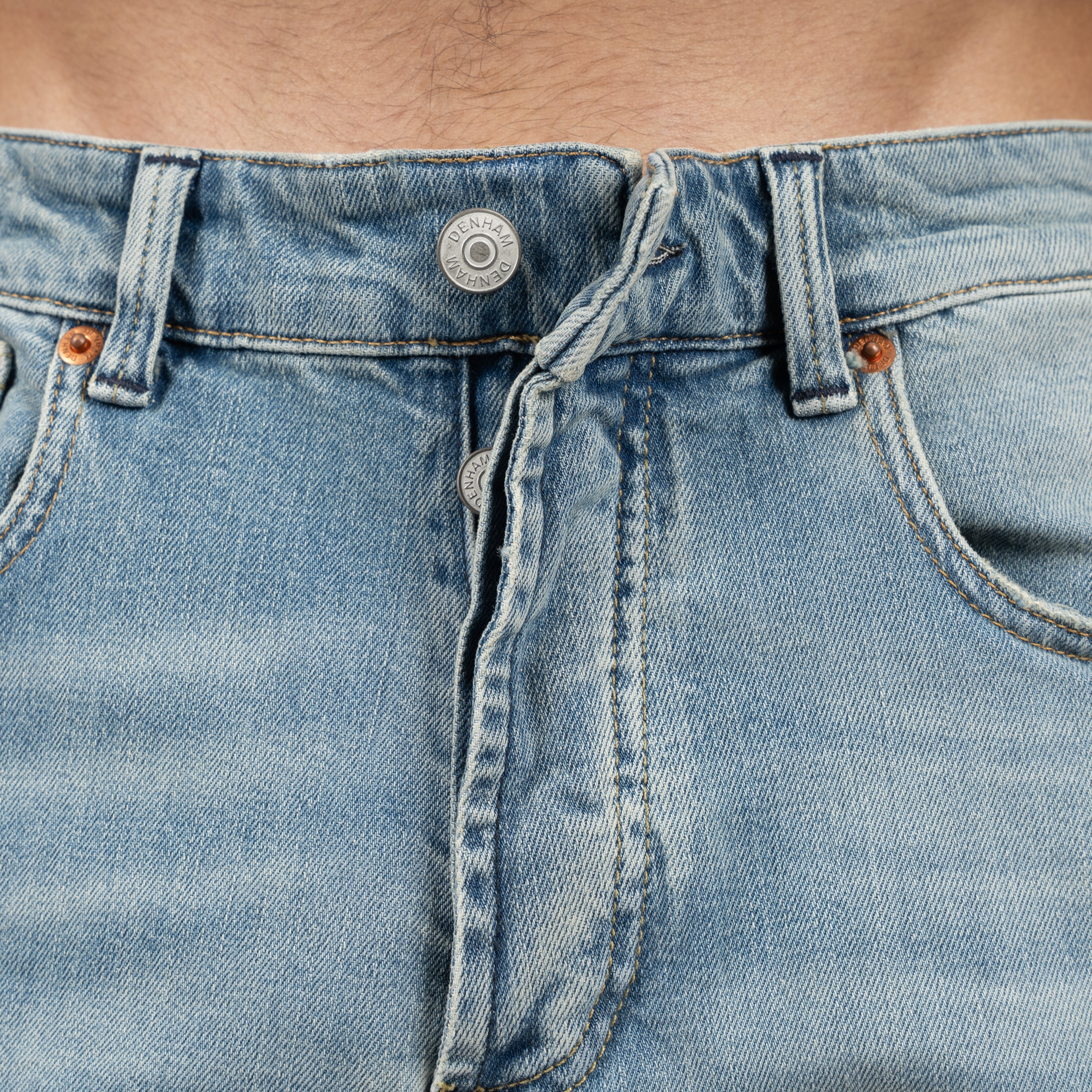 Denham Jeans Lichtblauw | Ridge Straight Fit