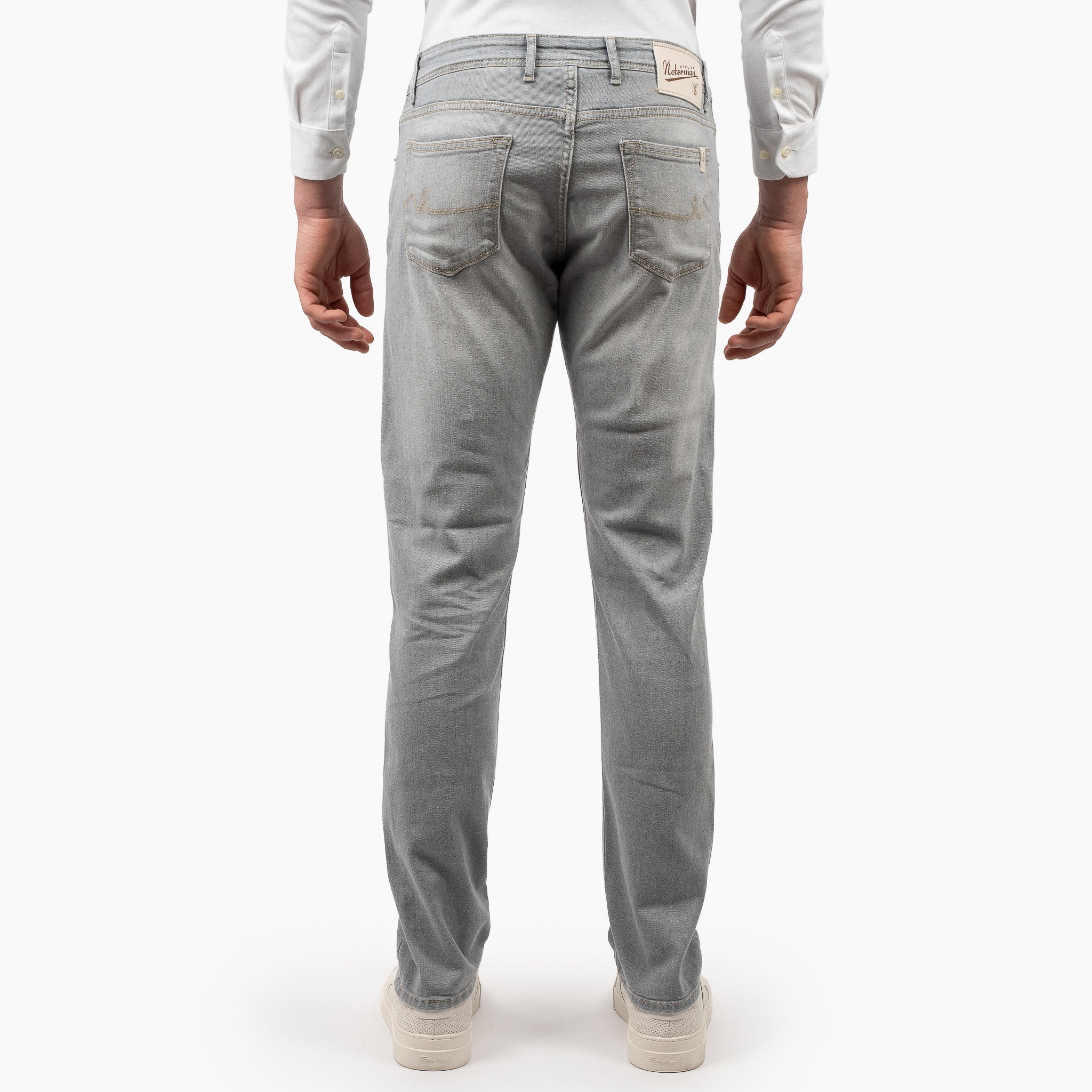 Atelier Noterman Jeans Grijs | Regular Fit