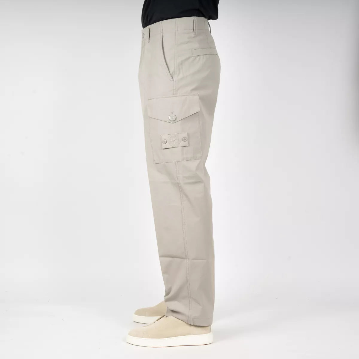 Stone Island Cargobroek Beige | Ghost