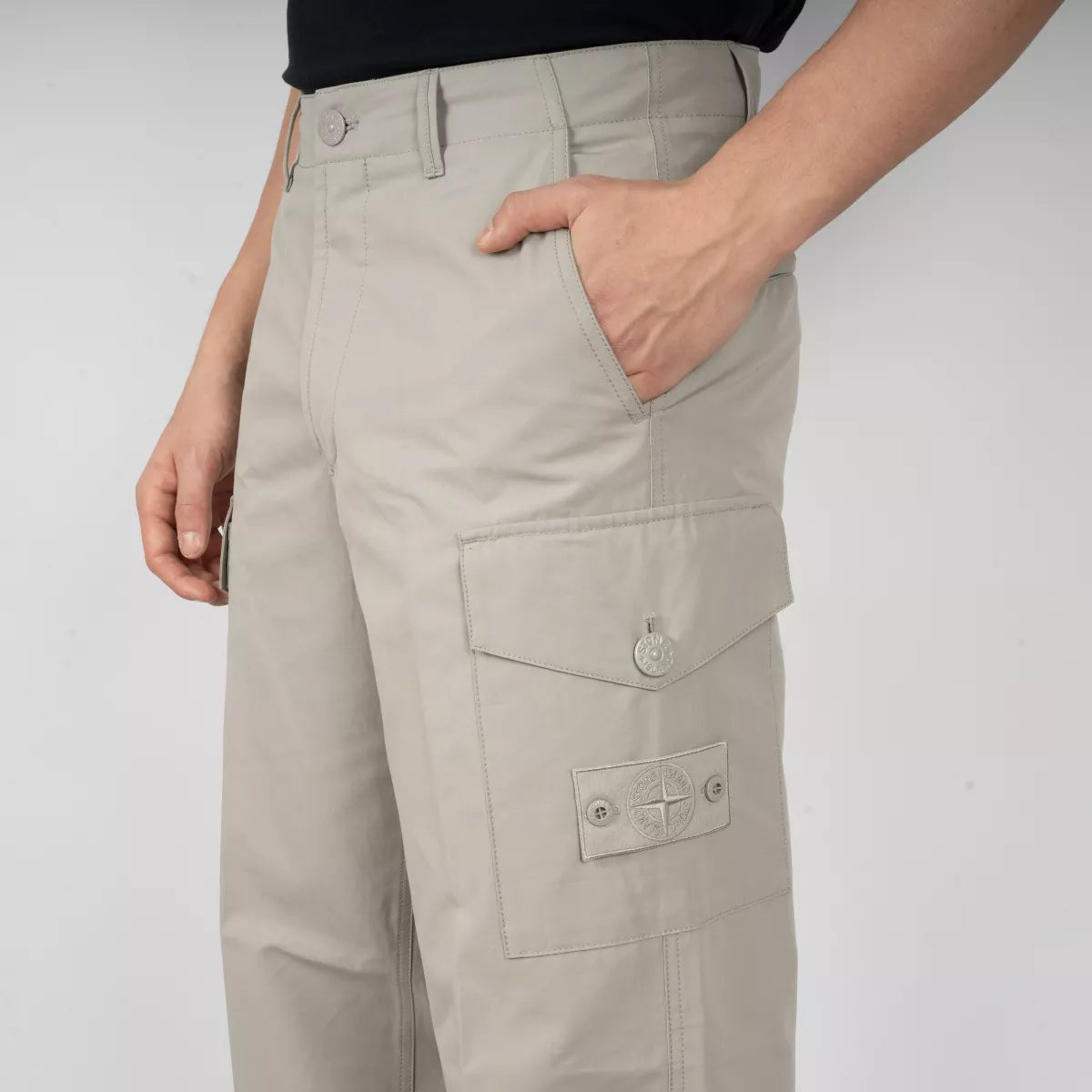 Stone Island Cargobroek Beige | Ghost