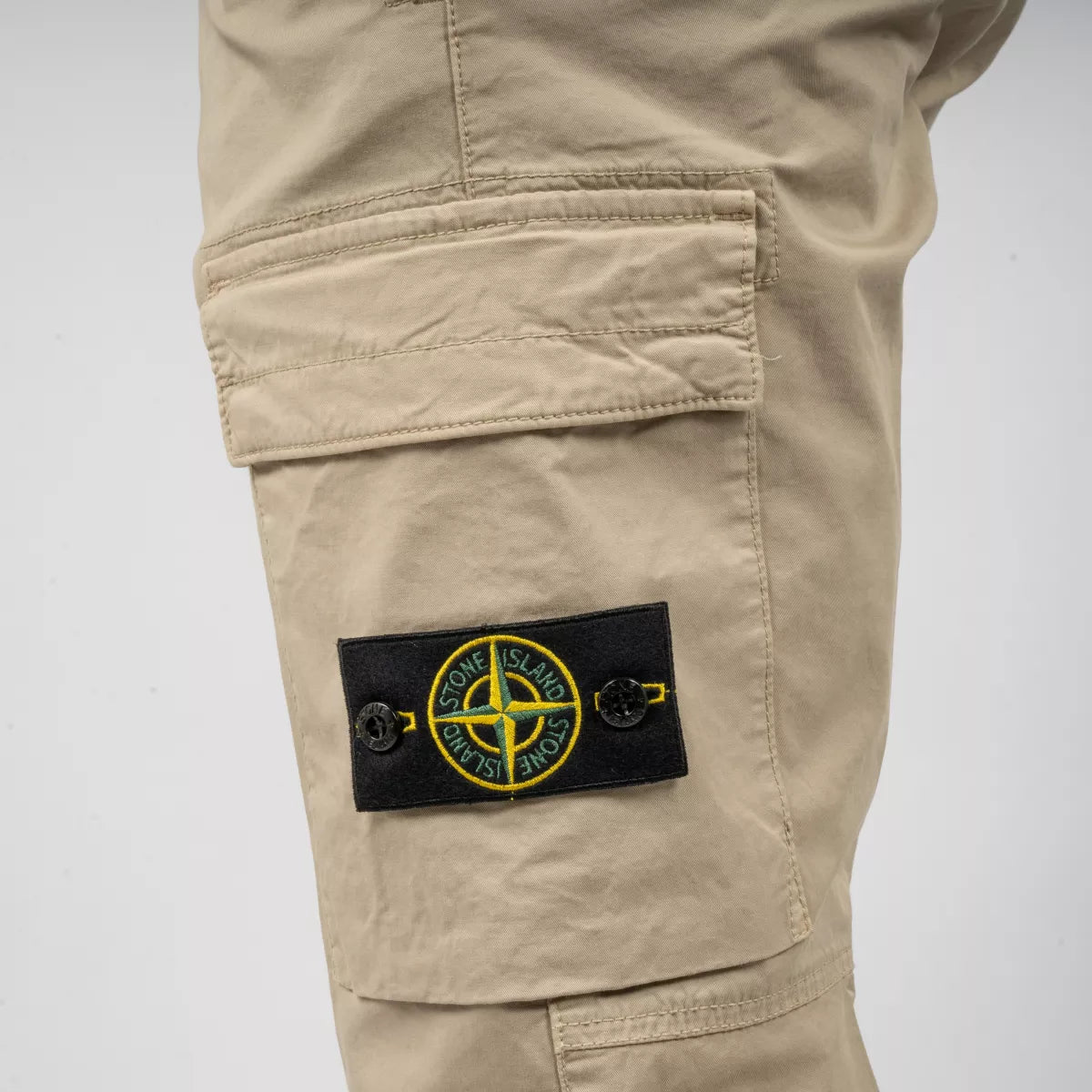 Stone Island Cargopants Zand | Supima Cotton Twill