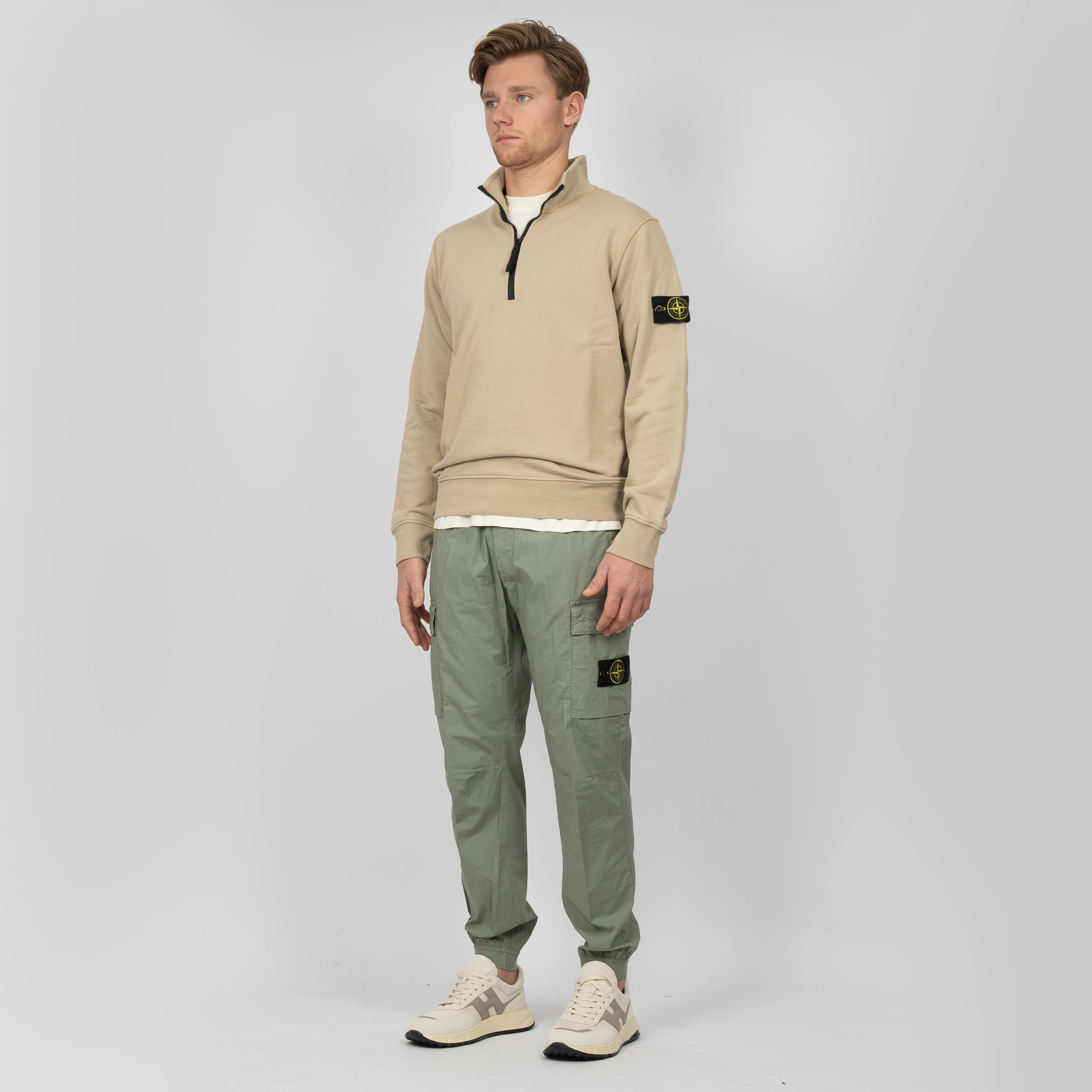 Stone Island Cargopants Sage Groen | Paracadute