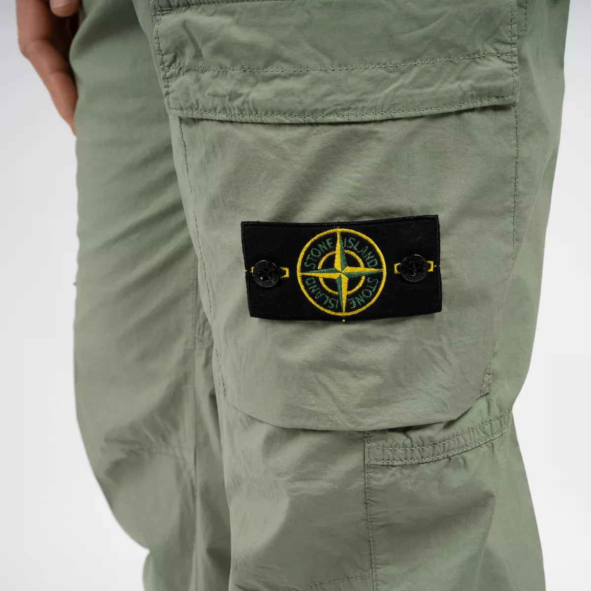 Stone Island Cargopants Sage Groen | Paracadute