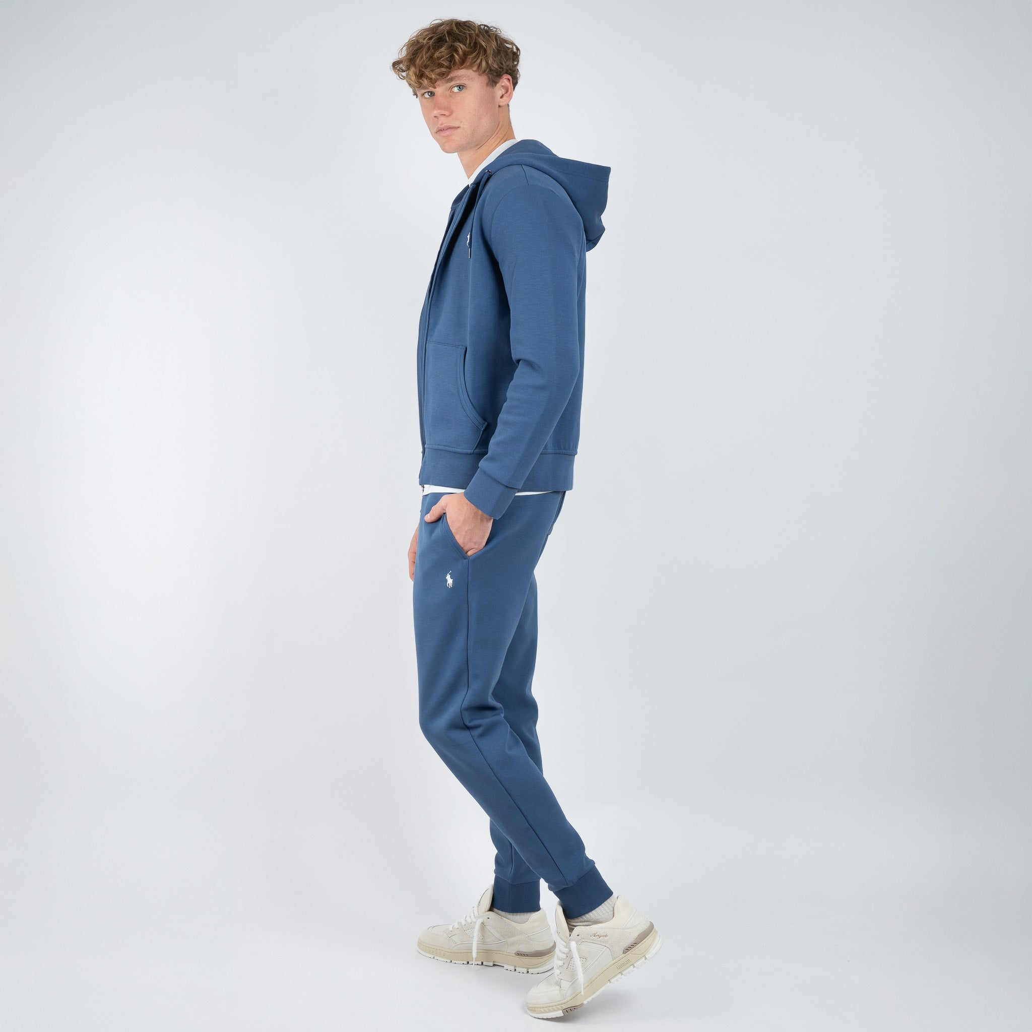 Ralph Lauren Joggingbroek Middenblauw | Double Knit