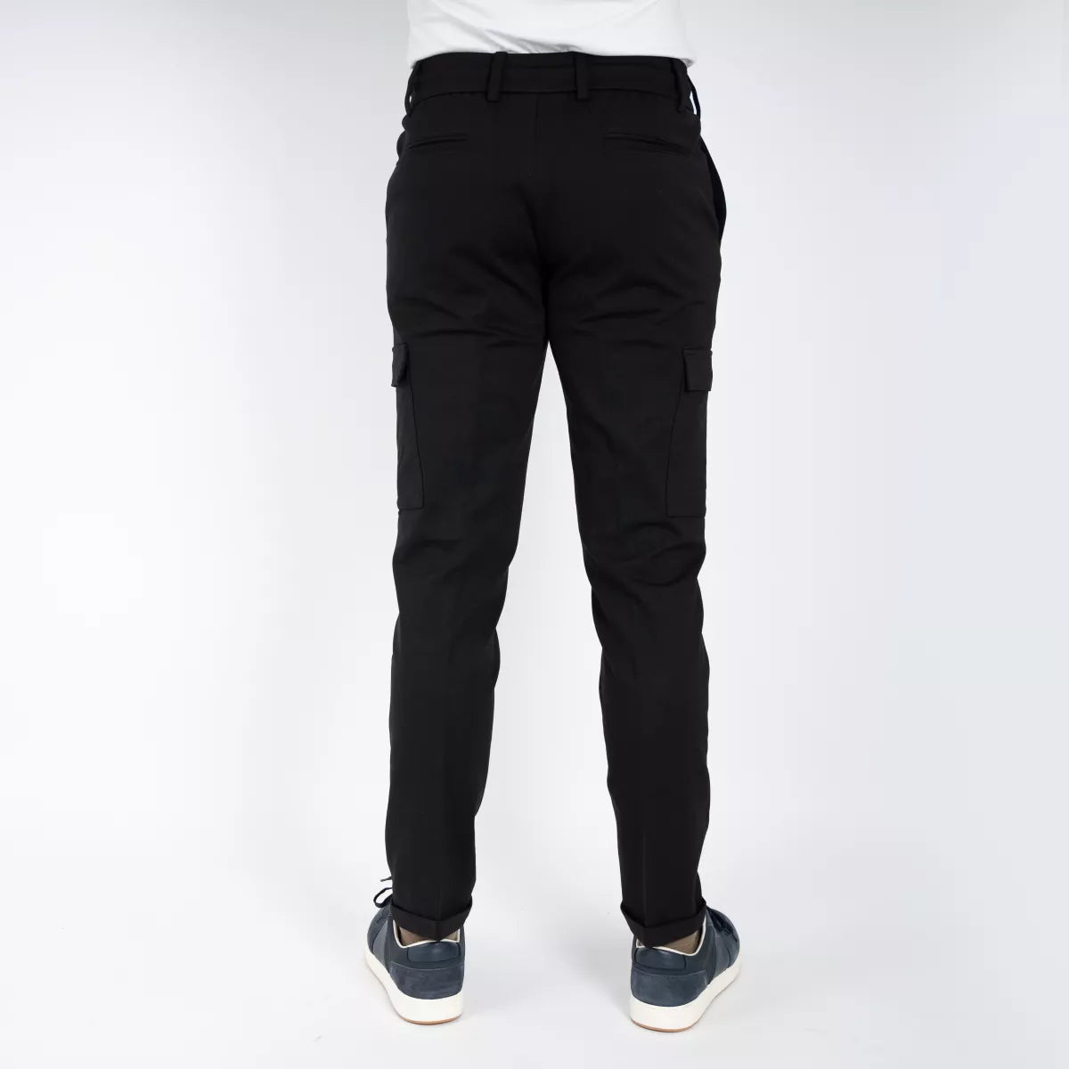 Genti chino donkerblauw