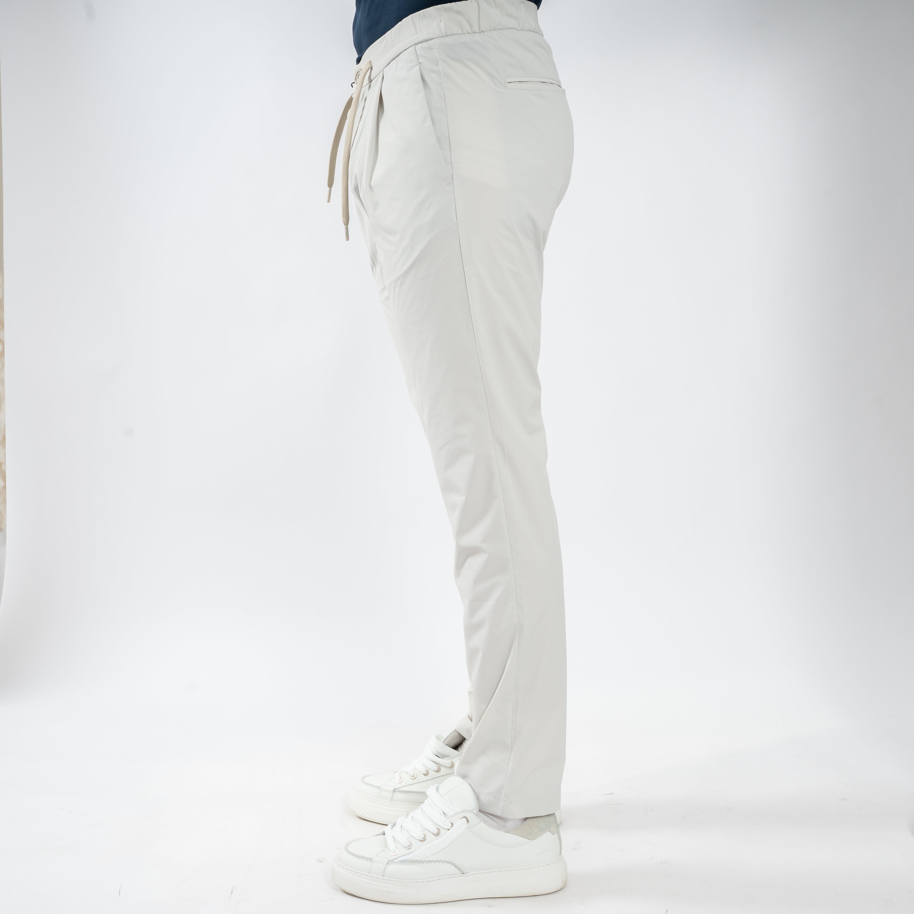 Herno Chino Lichtgrijs | Nylon Maestro Trousers