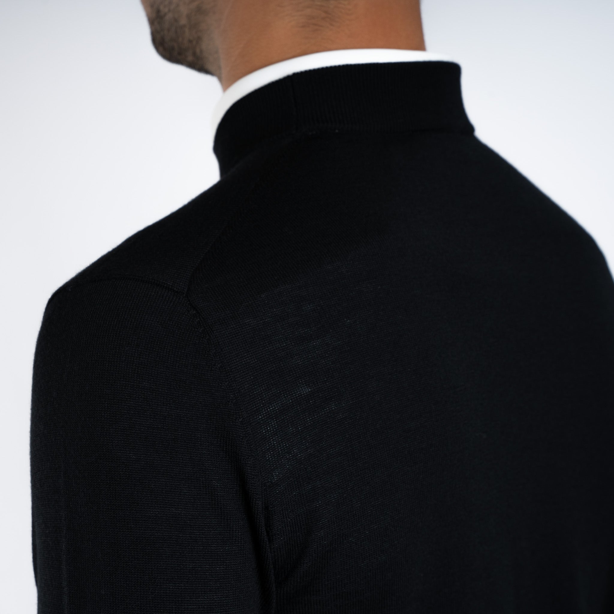 SEVEN DIALS Gebreide Turtleneck Trui Zwart | Goy