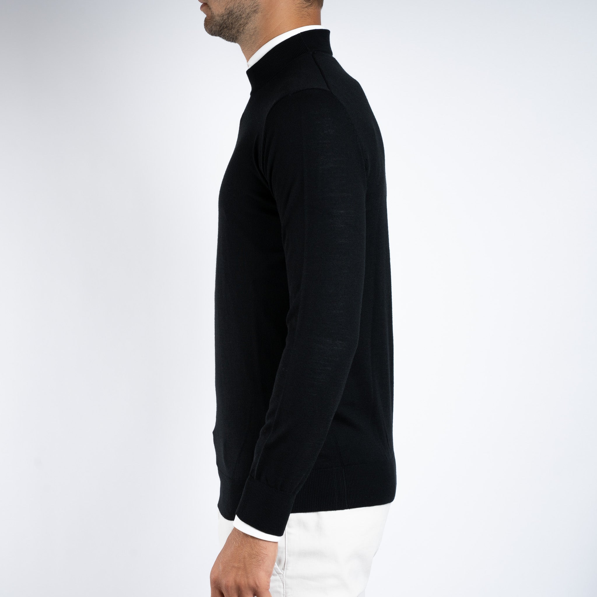 SEVEN DIALS Gebreide Turtleneck Trui Zwart | Goy