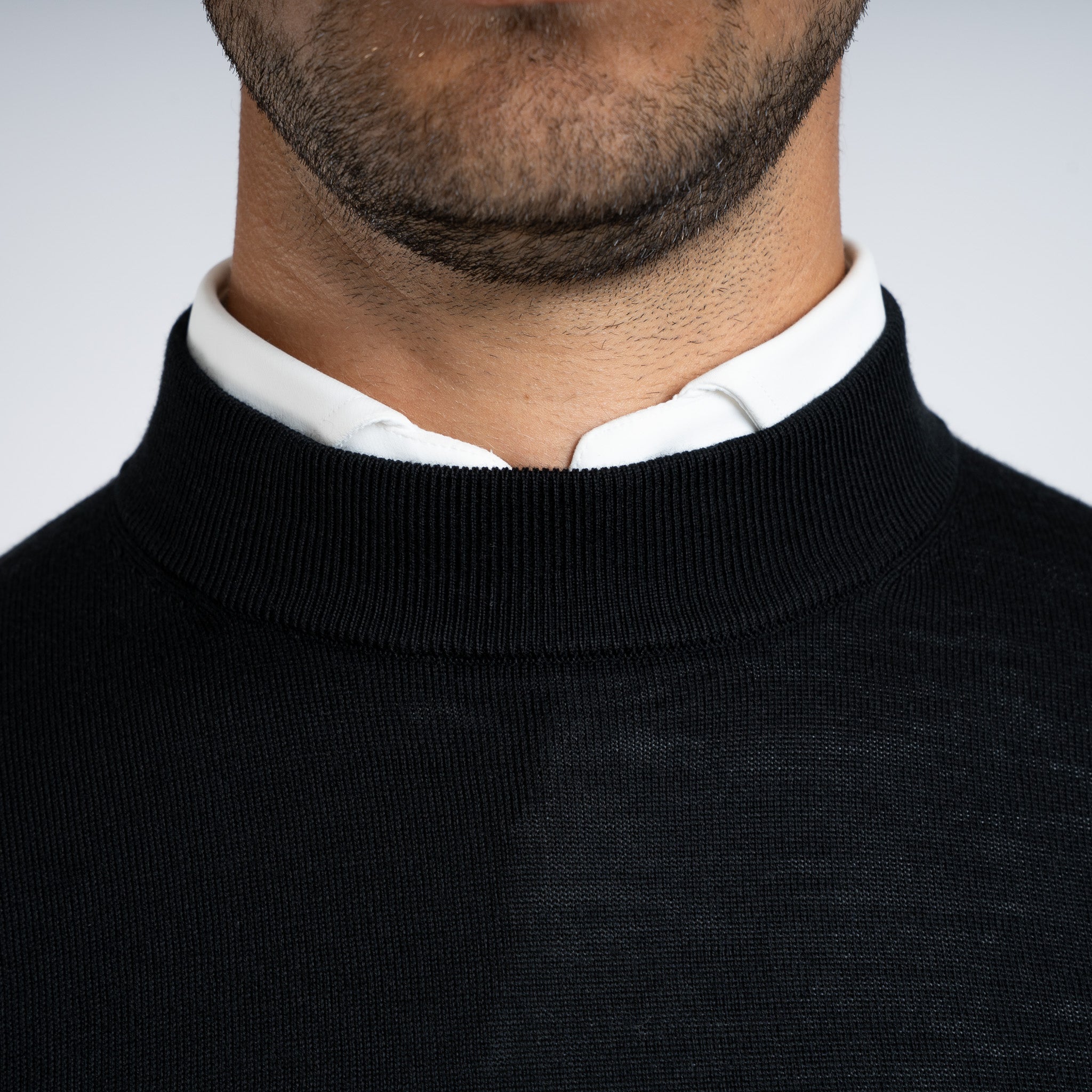 SEVEN DIALS Gebreide Turtleneck Trui Zwart | Goy