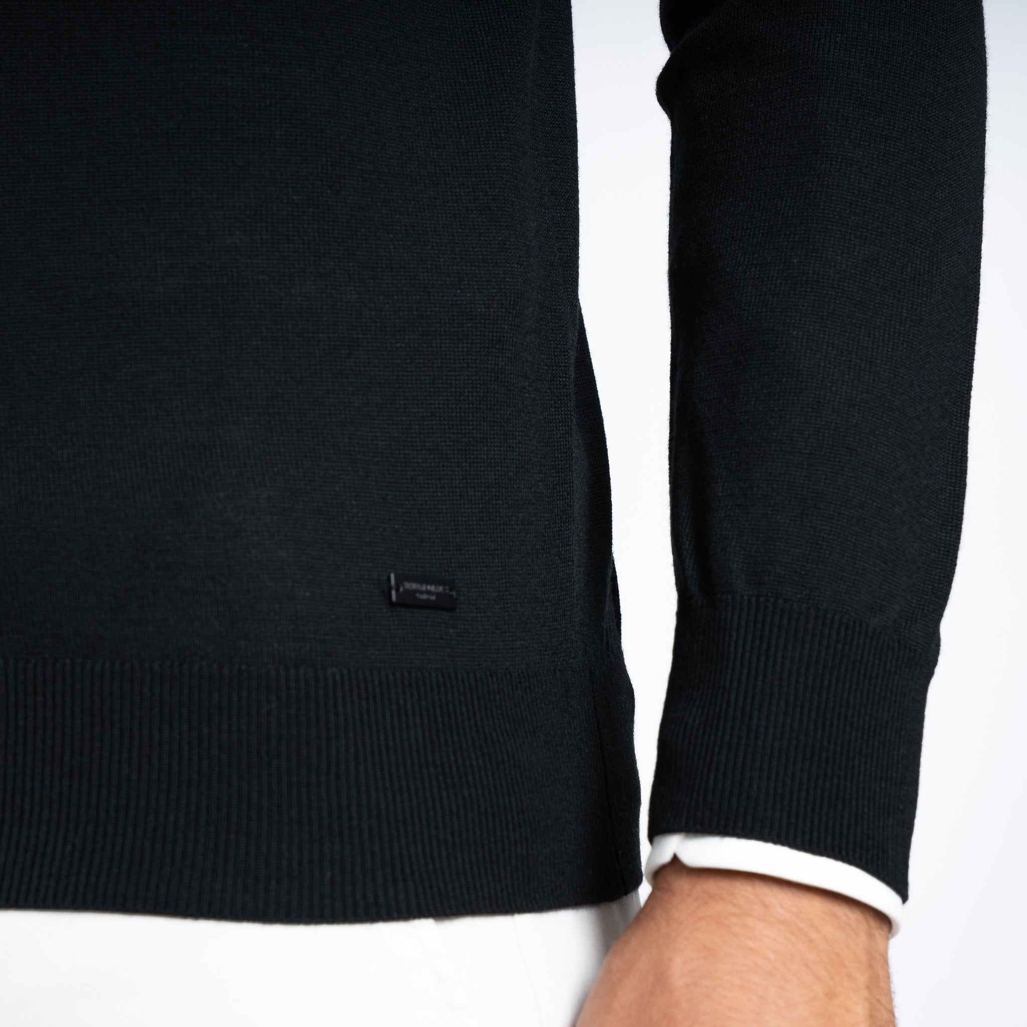 SEVEN DIALS Gebreide Turtleneck Trui Zwart | Goy