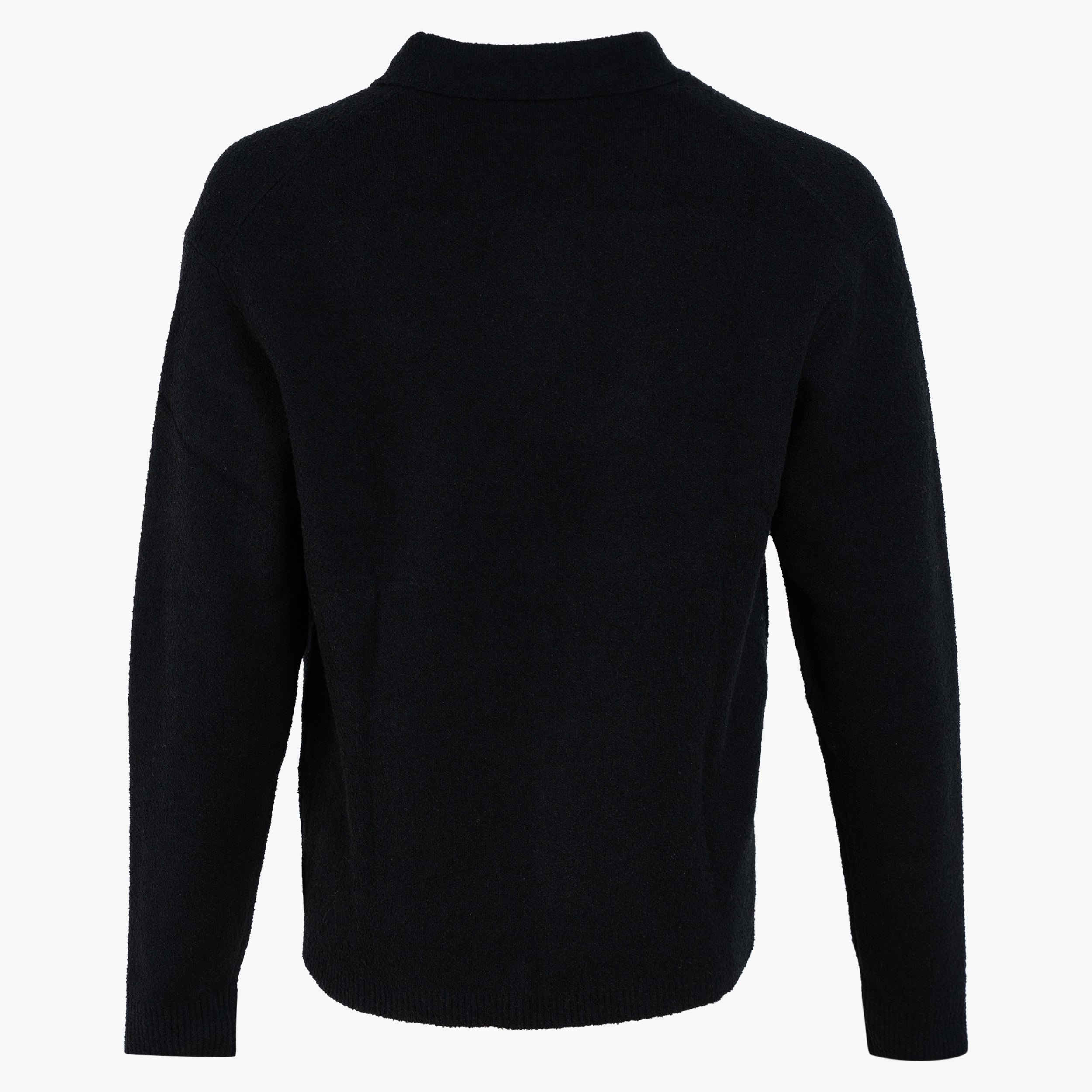 Filling Pieces Gebreide Trui Zwart | Knit Shirt Boucle
