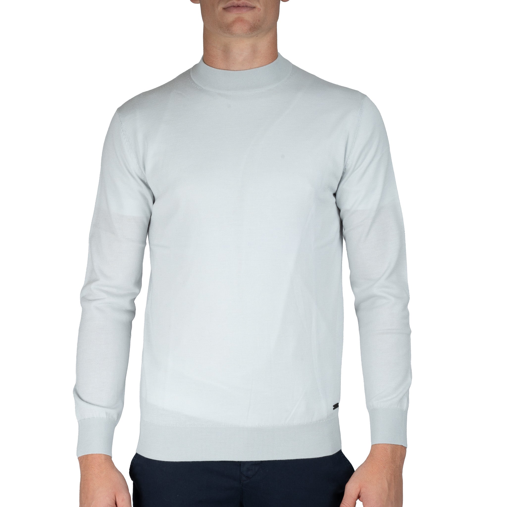 SEVEN DIALS Gebreide Turtleneck Trui Ijsblauw | Goy