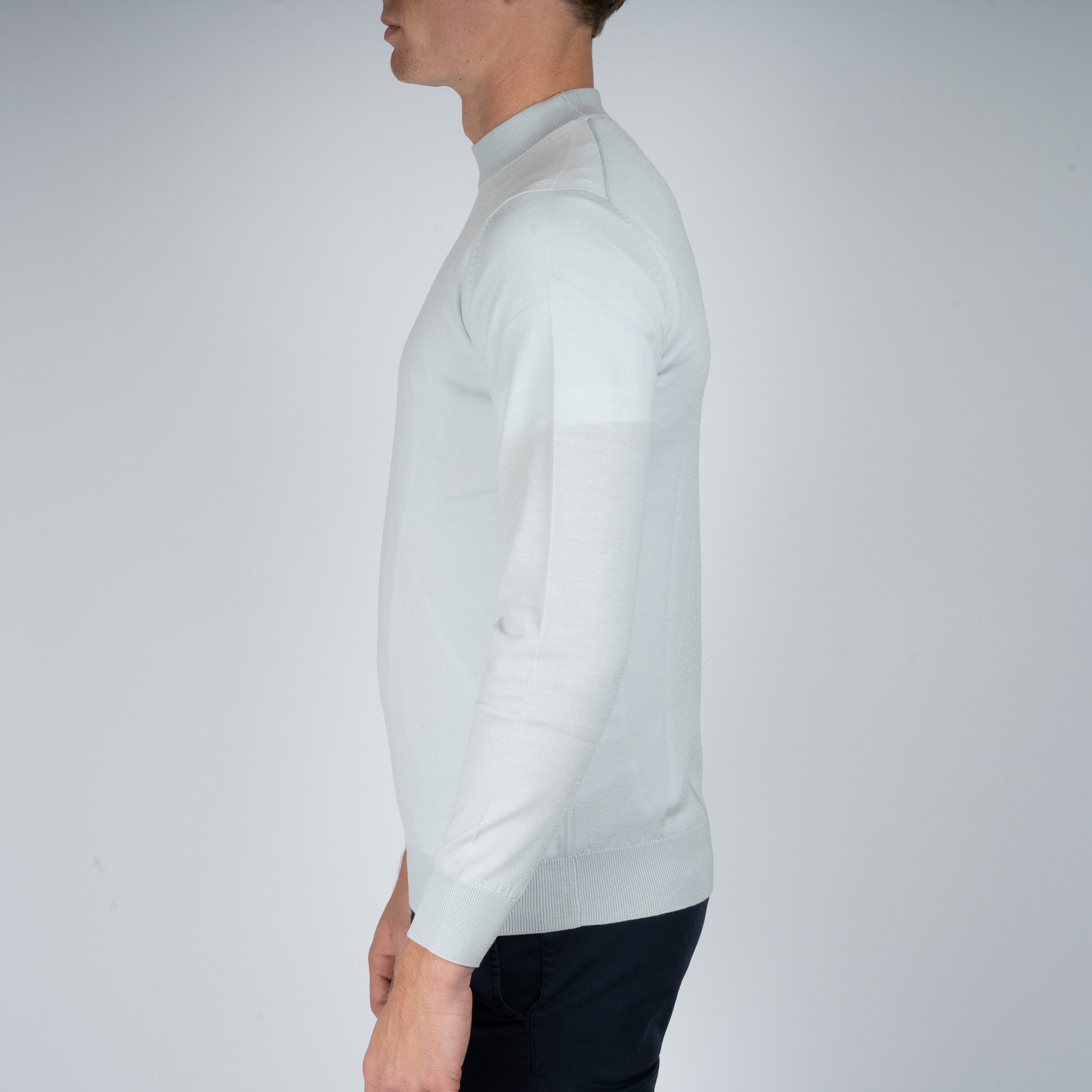 SEVEN DIALS Gebreide Turtleneck Trui Ijsblauw | Goy