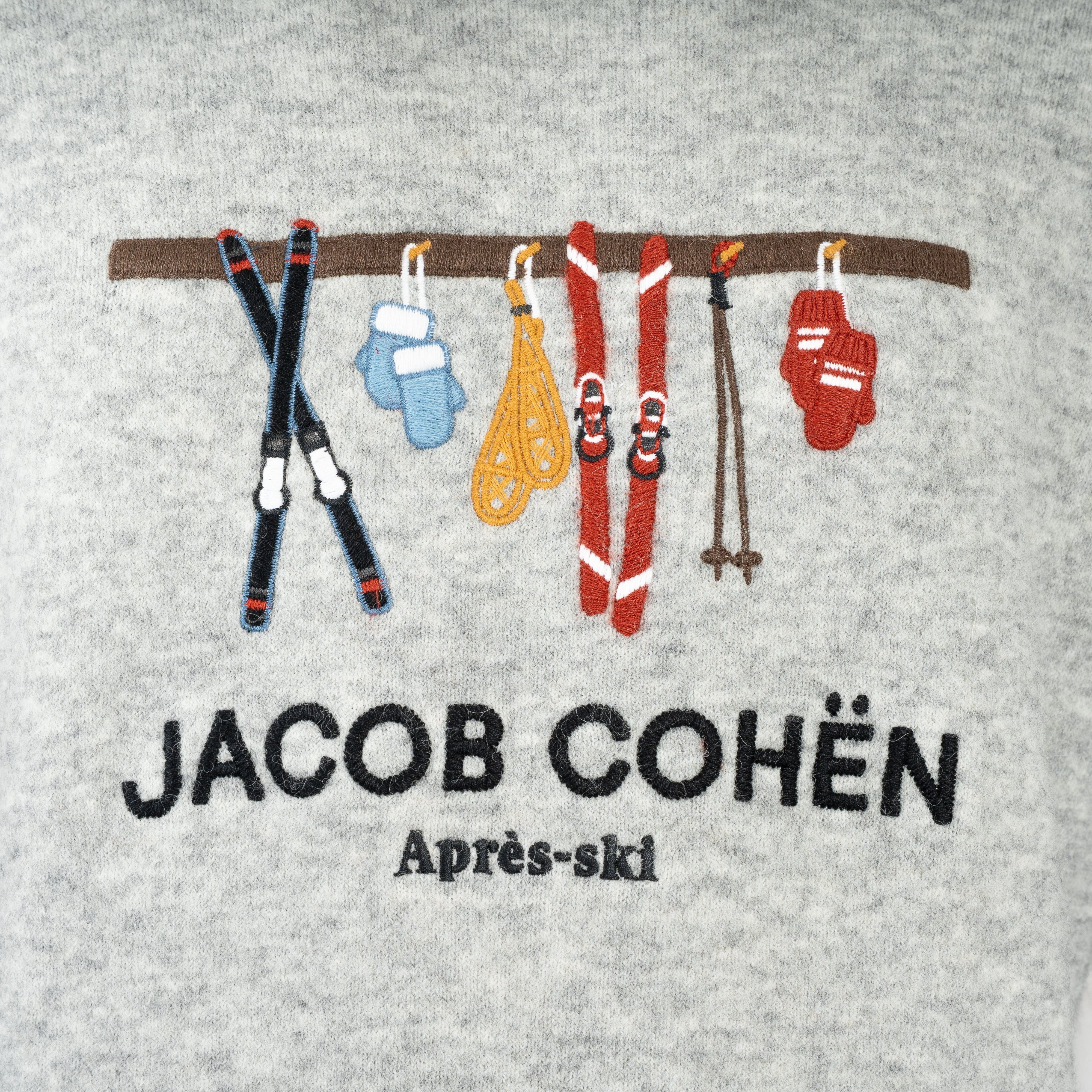 Jacob Cohen Gebreide Trui Grijs | Apres Ski