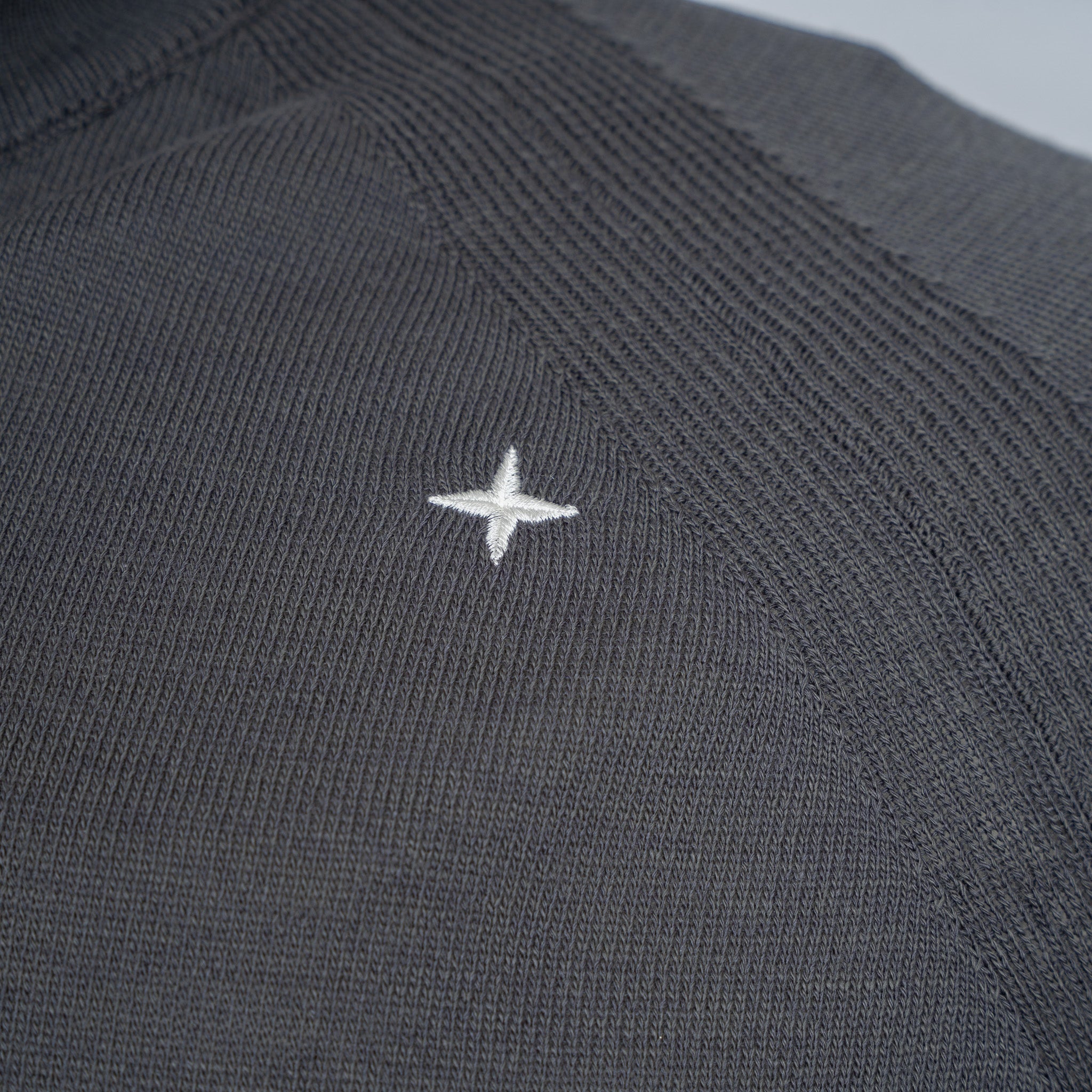 Stone Island Gebreide Trui met Rits Grijs | Stellina