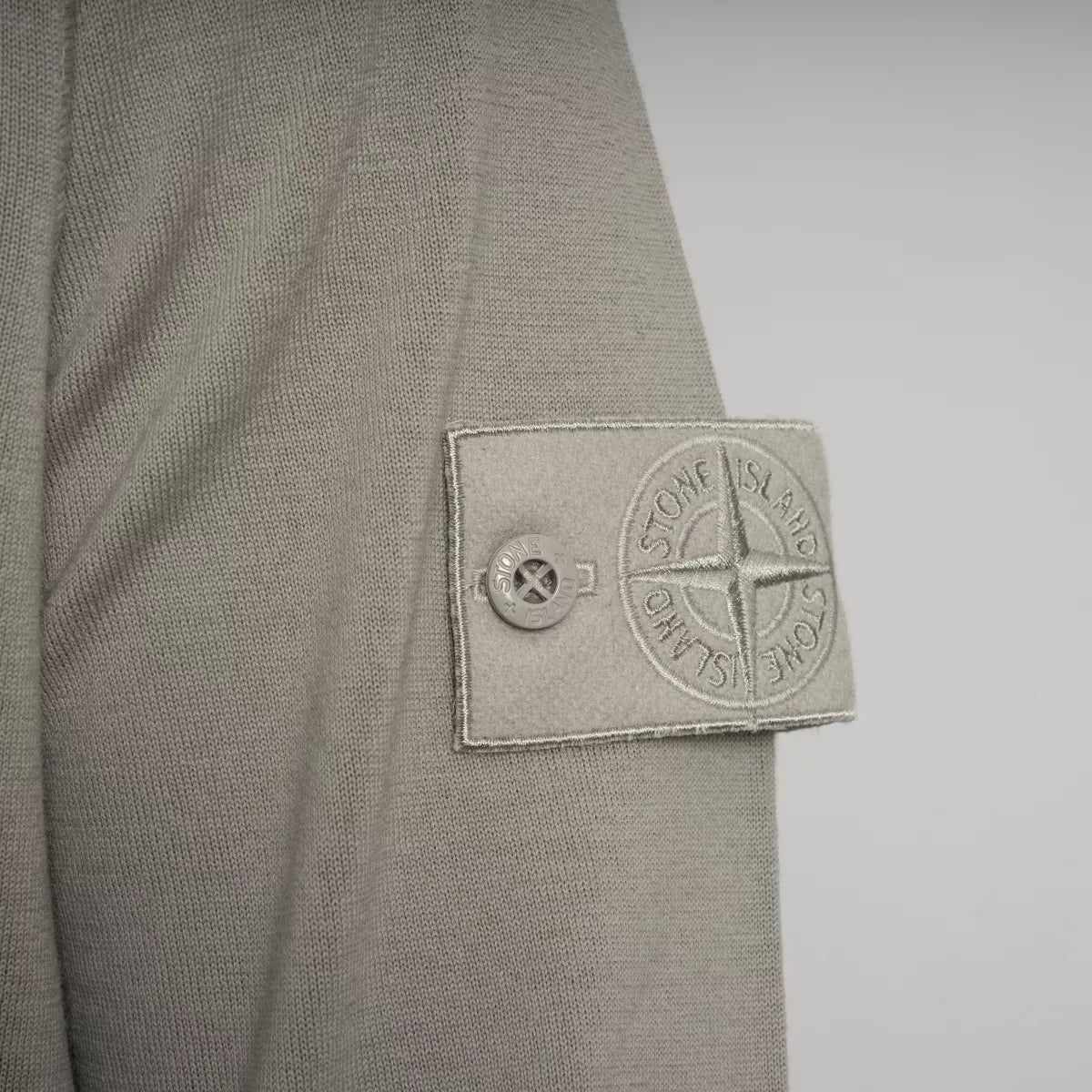 Stone Island Gebreide Lange Mouwen Polo Beige | Ghost